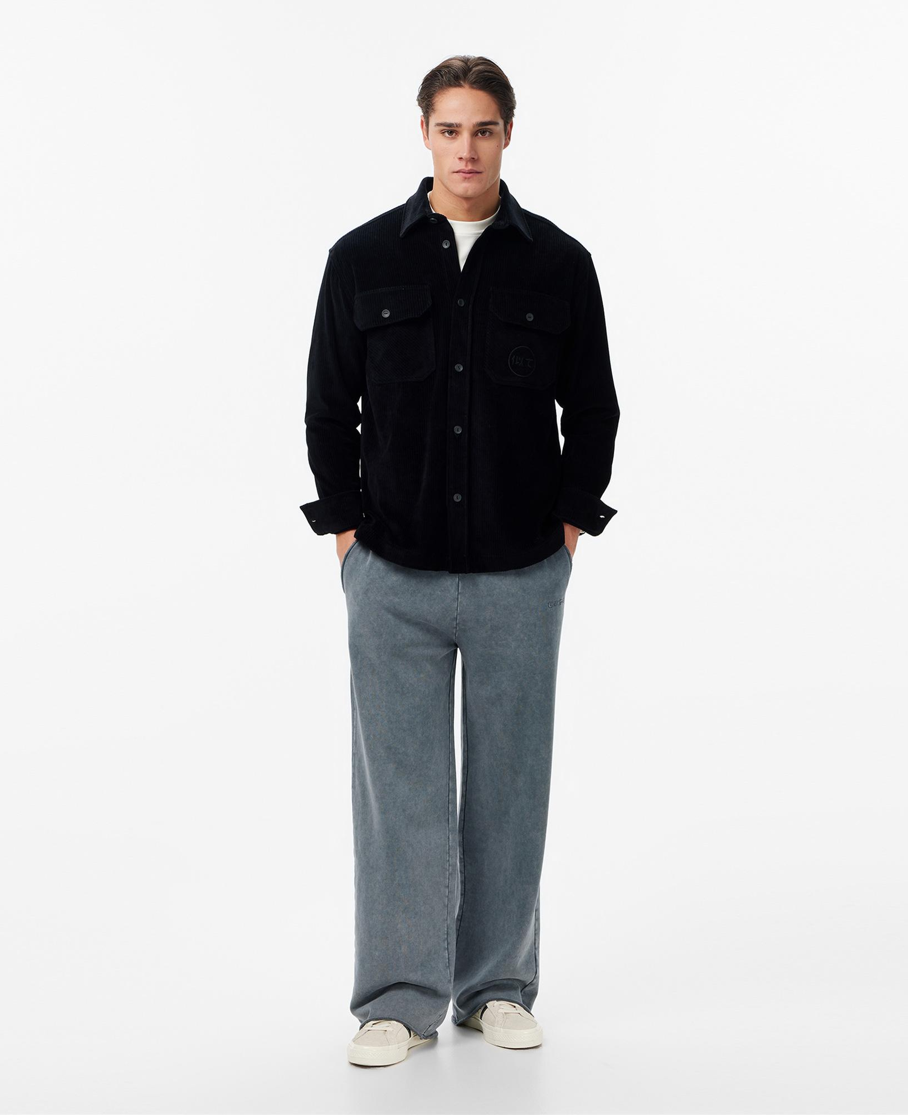 UNITED4 Essentials Erkek Siyah Gömlek