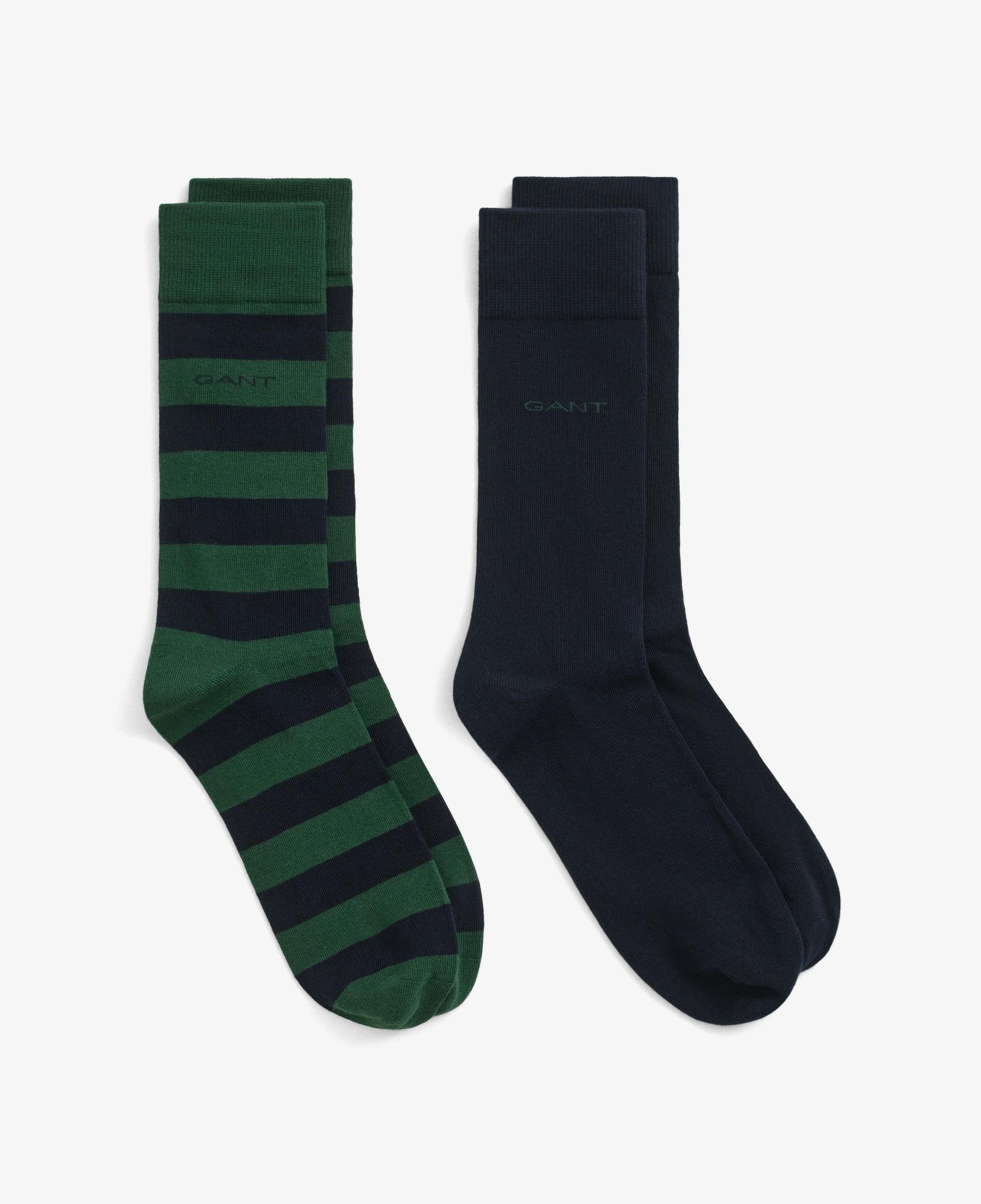 GANT Unisex Yeşil 2'li Çorap