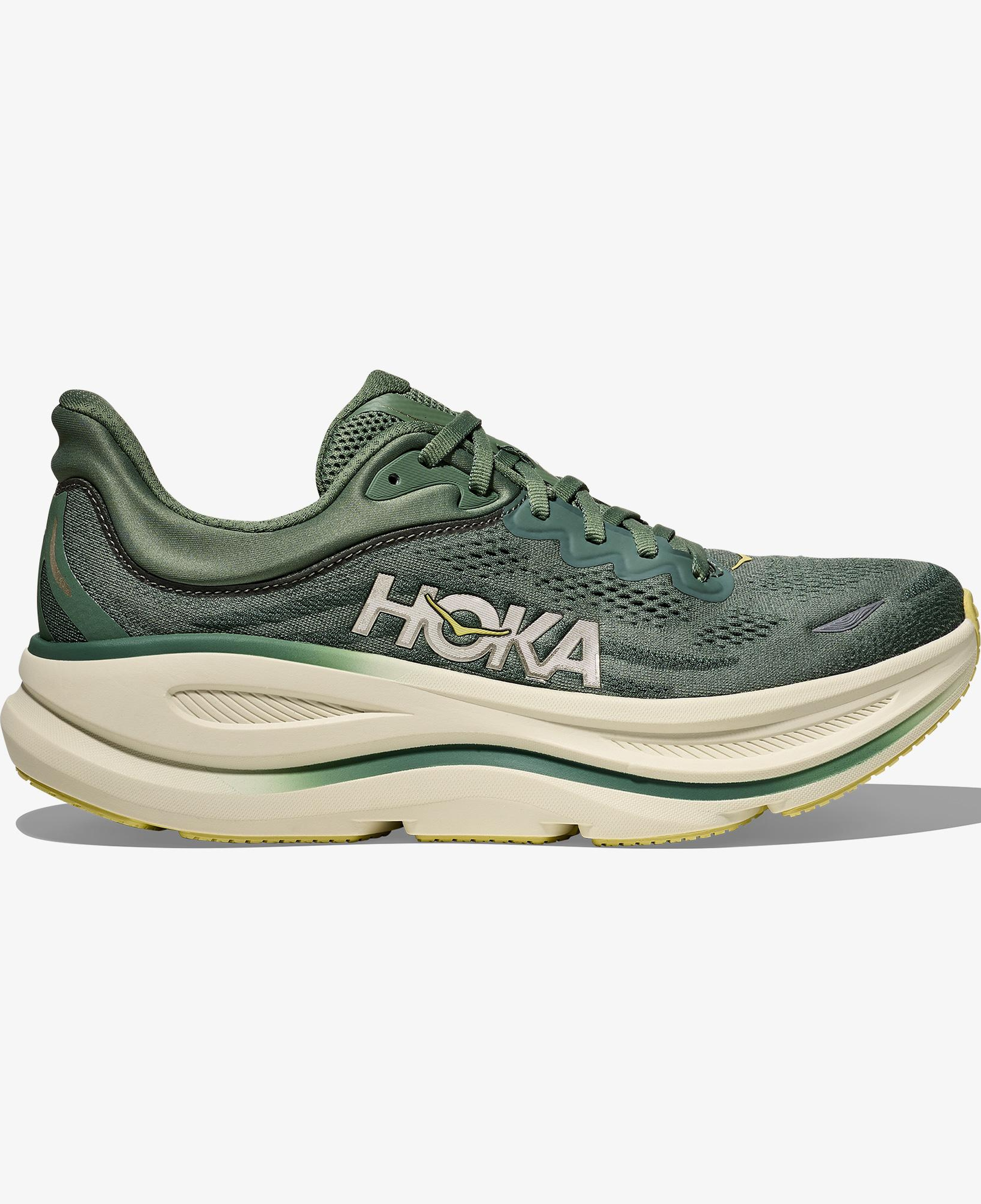 Hoka One Bondi 9 Erkek Yeşil Koşu Ayakkabısı