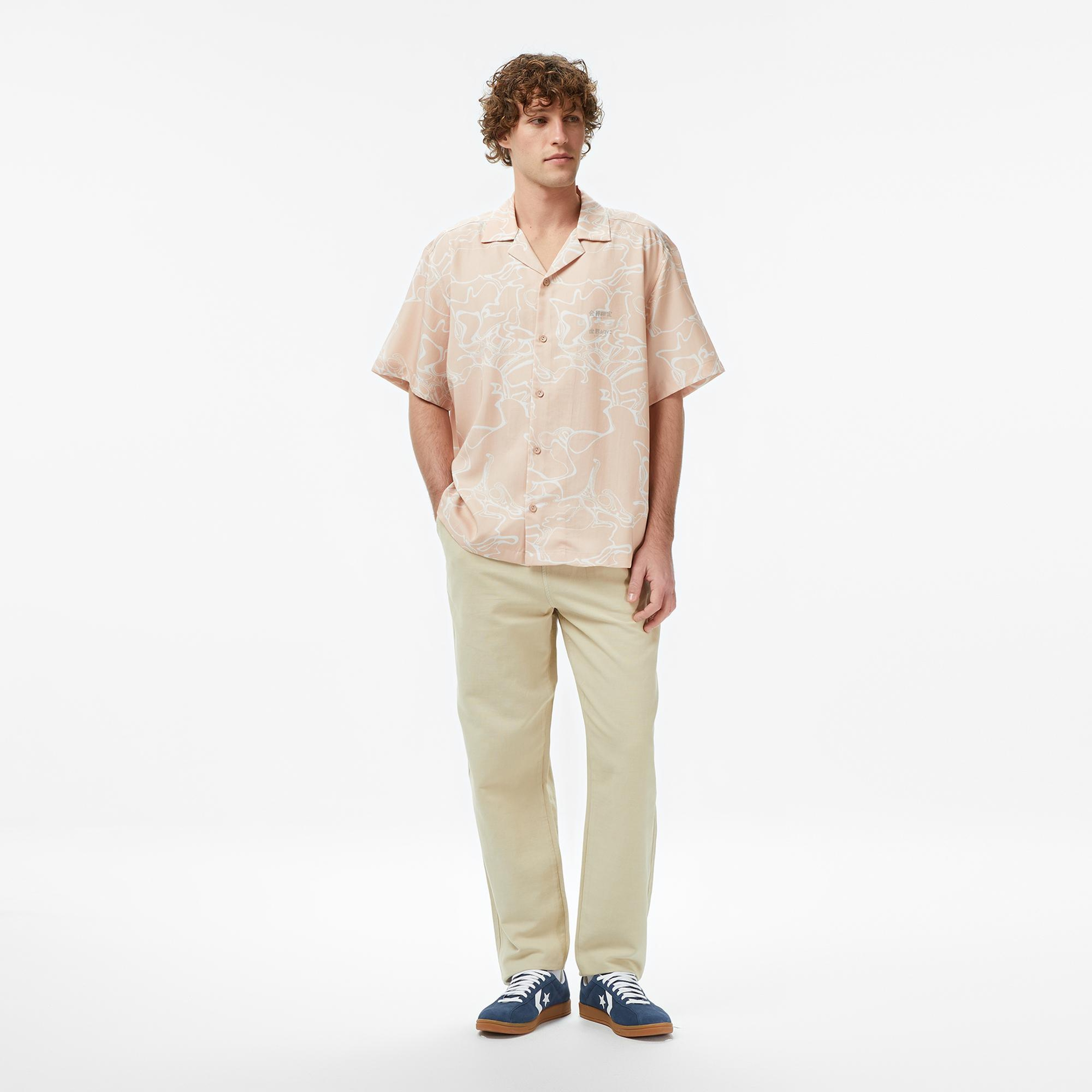 UNITED4 Classic Fit Erkek Pembe Gömlek