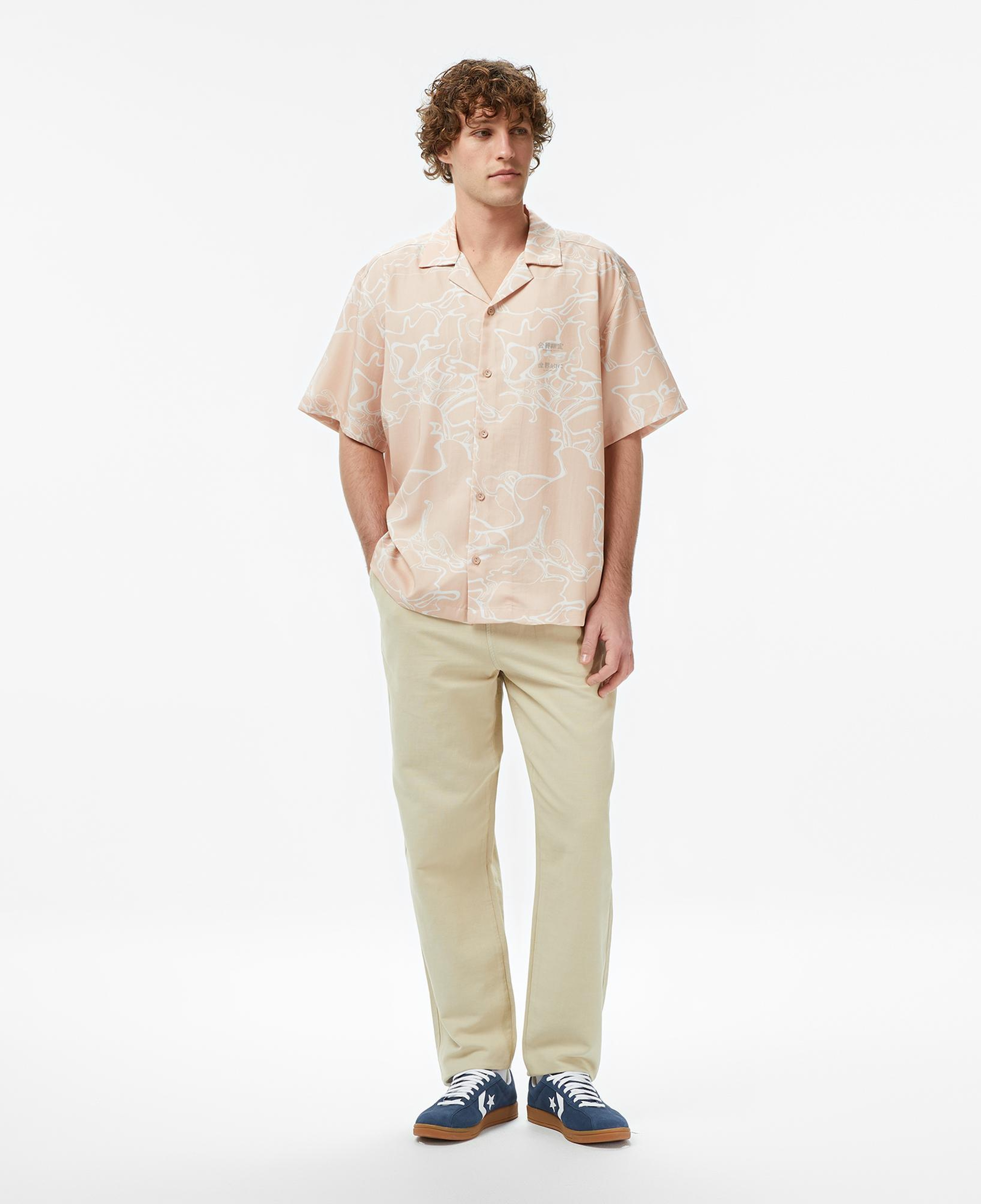 UNITED4 Classic Fit Erkek Pembe Gömlek