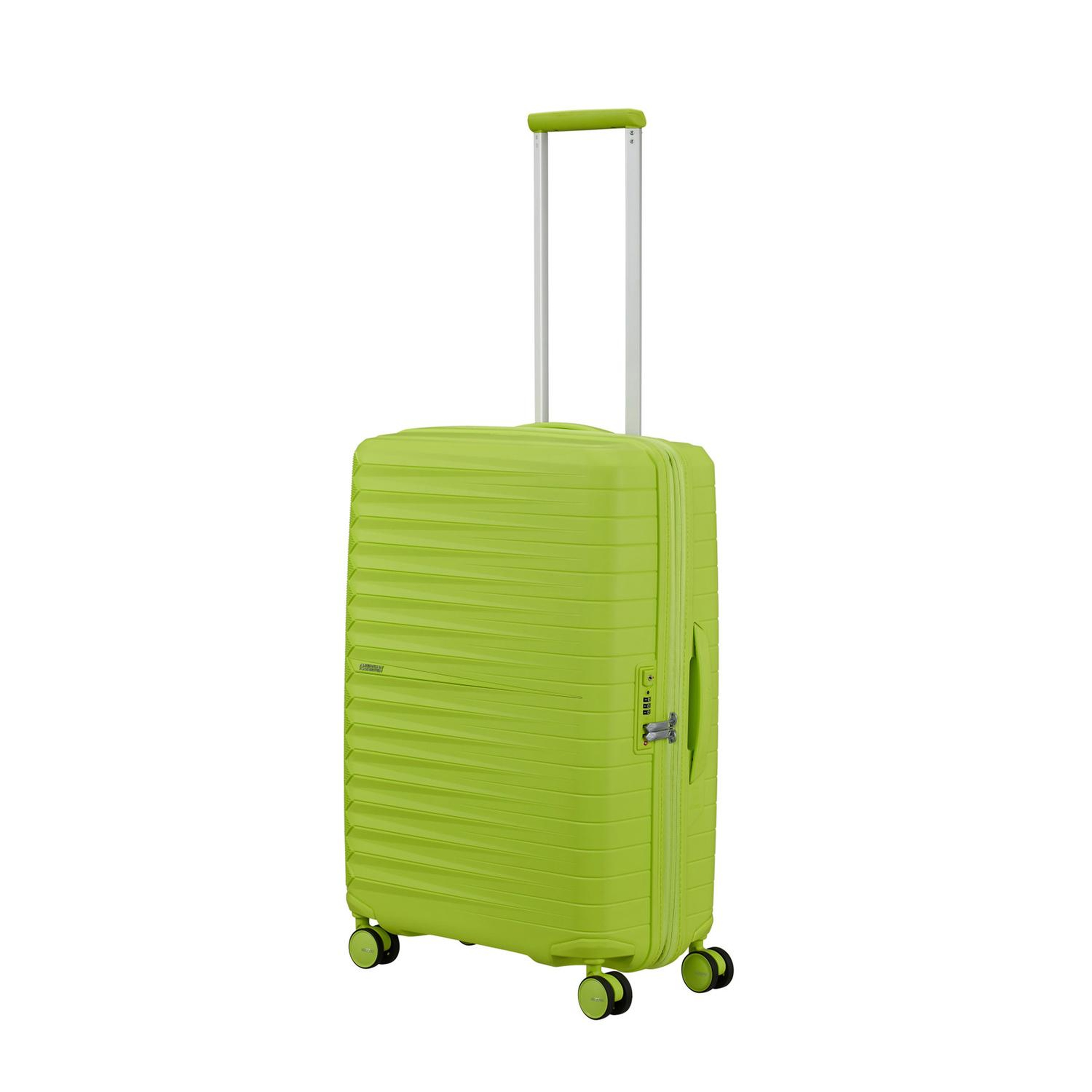 American Touriester Yeşil FastForward Spinner Körüklü 68/25 Orta Boy Valiz