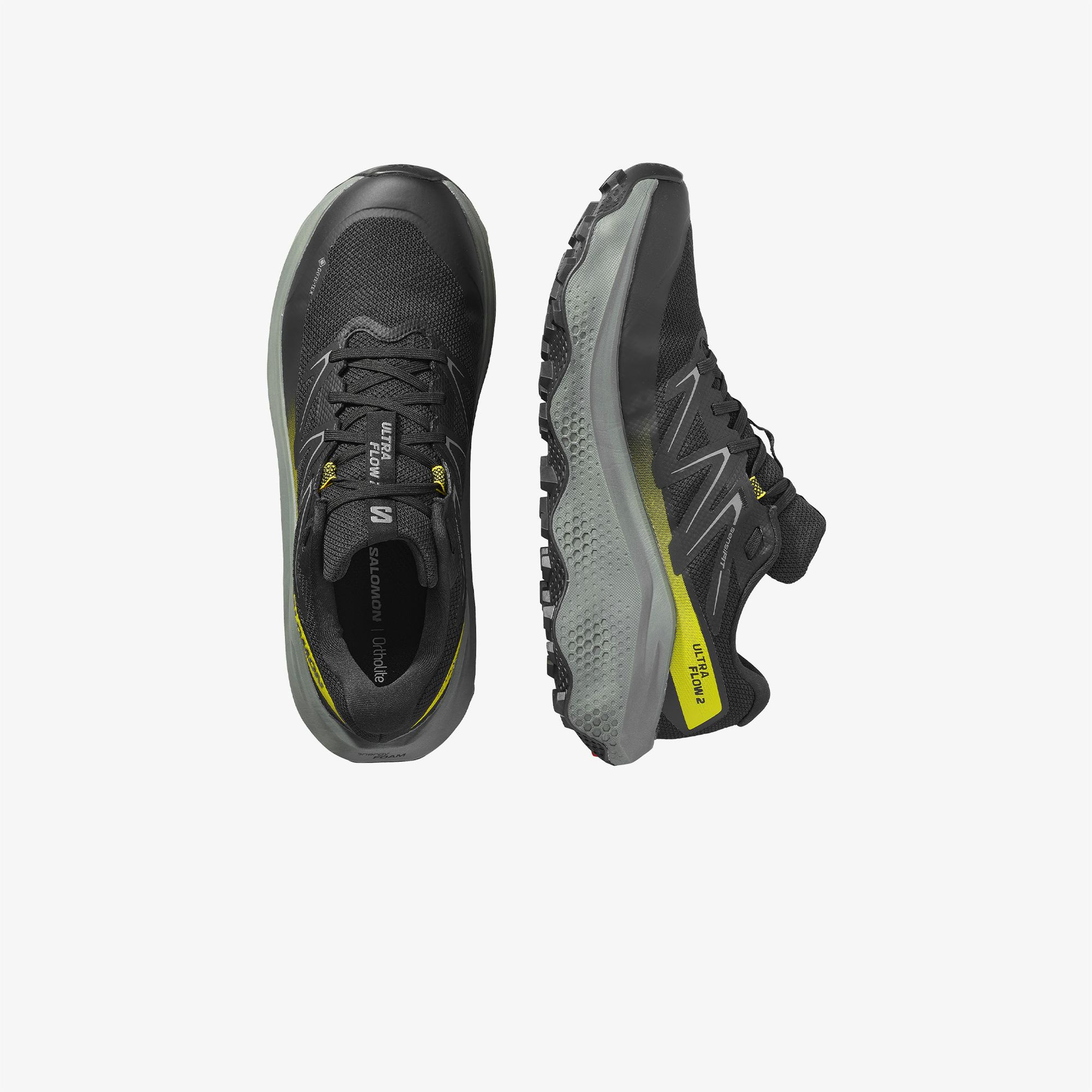 Salomon Ultra Flow 2 Gore Tex Erkek Siyah Koşu Ayakkabısı