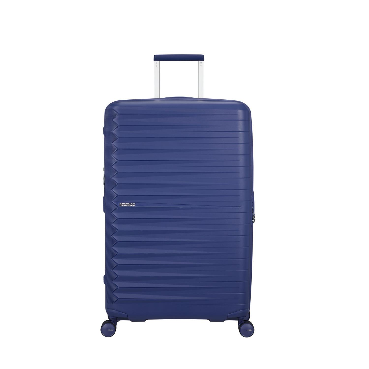 American Tourister Lacivert Fastforward Spinner Körüklü 79/29 Büyük Boy Valiz