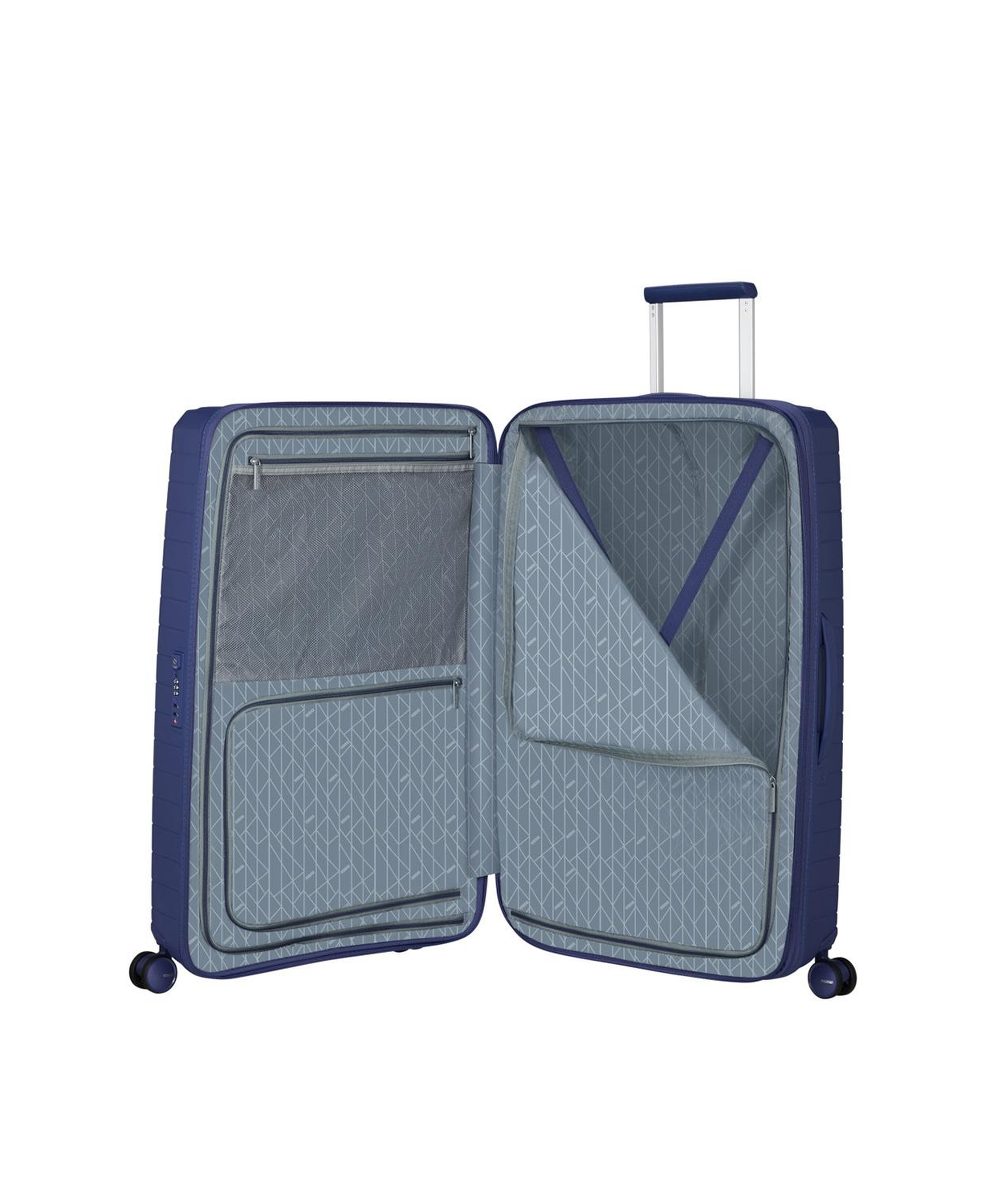 American Tourister Lacivert Fastforward Spinner Körüklü 79/29 Büyük Boy Valiz