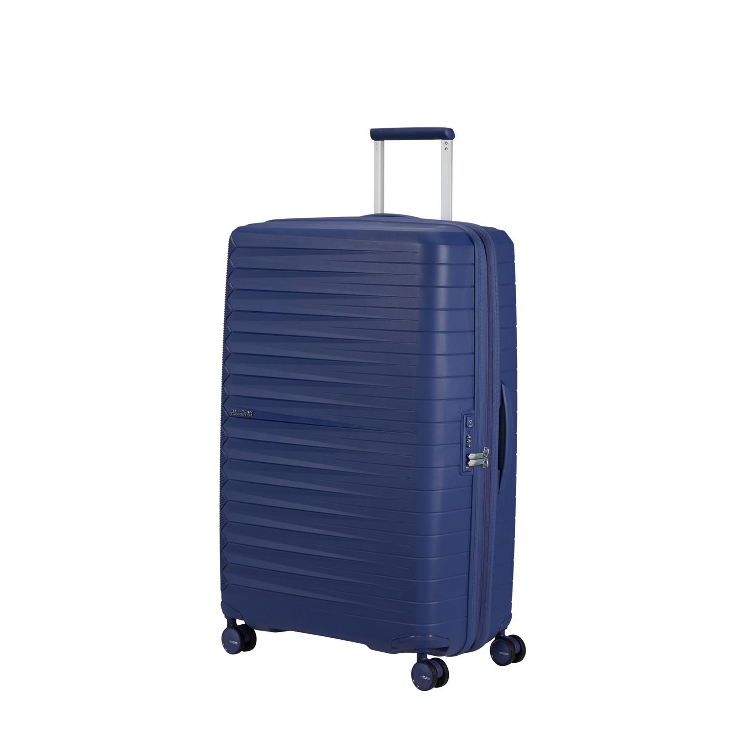 American Tourister Lacivert Fastforward Spinner Körüklü 79/29 Büyük Boy Valiz