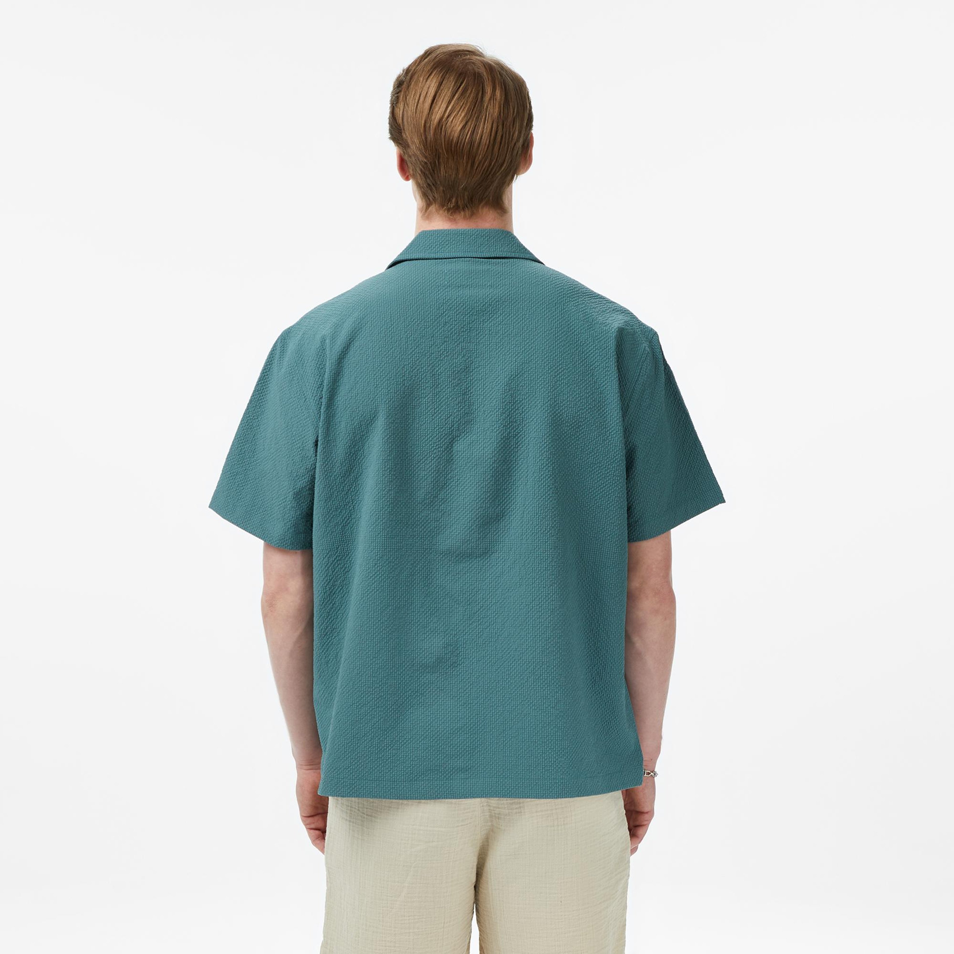 UNITED4 Comfort Fit Erkek Mavi Gömlek