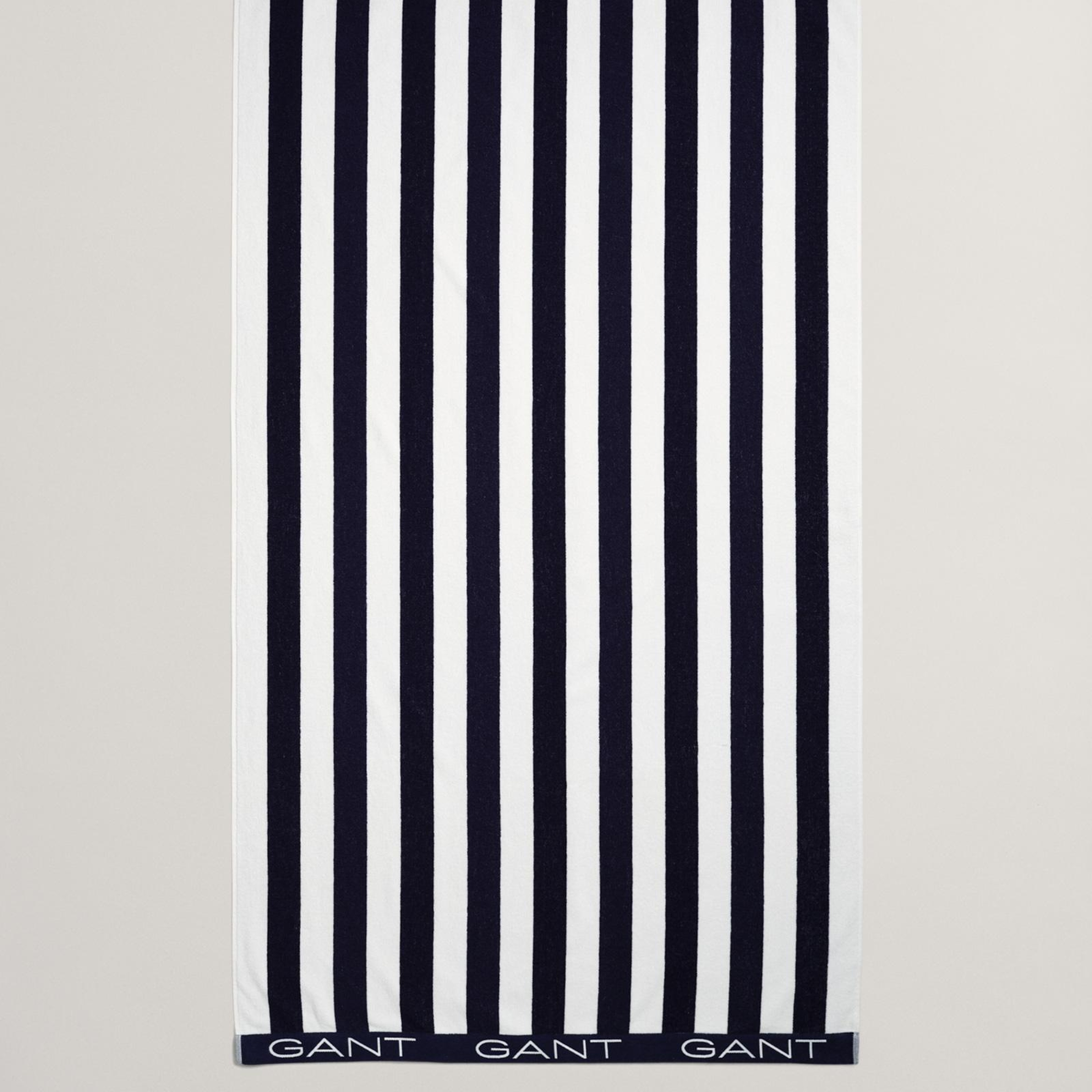 GANT Unisex Lacivert Çizgili Havlu