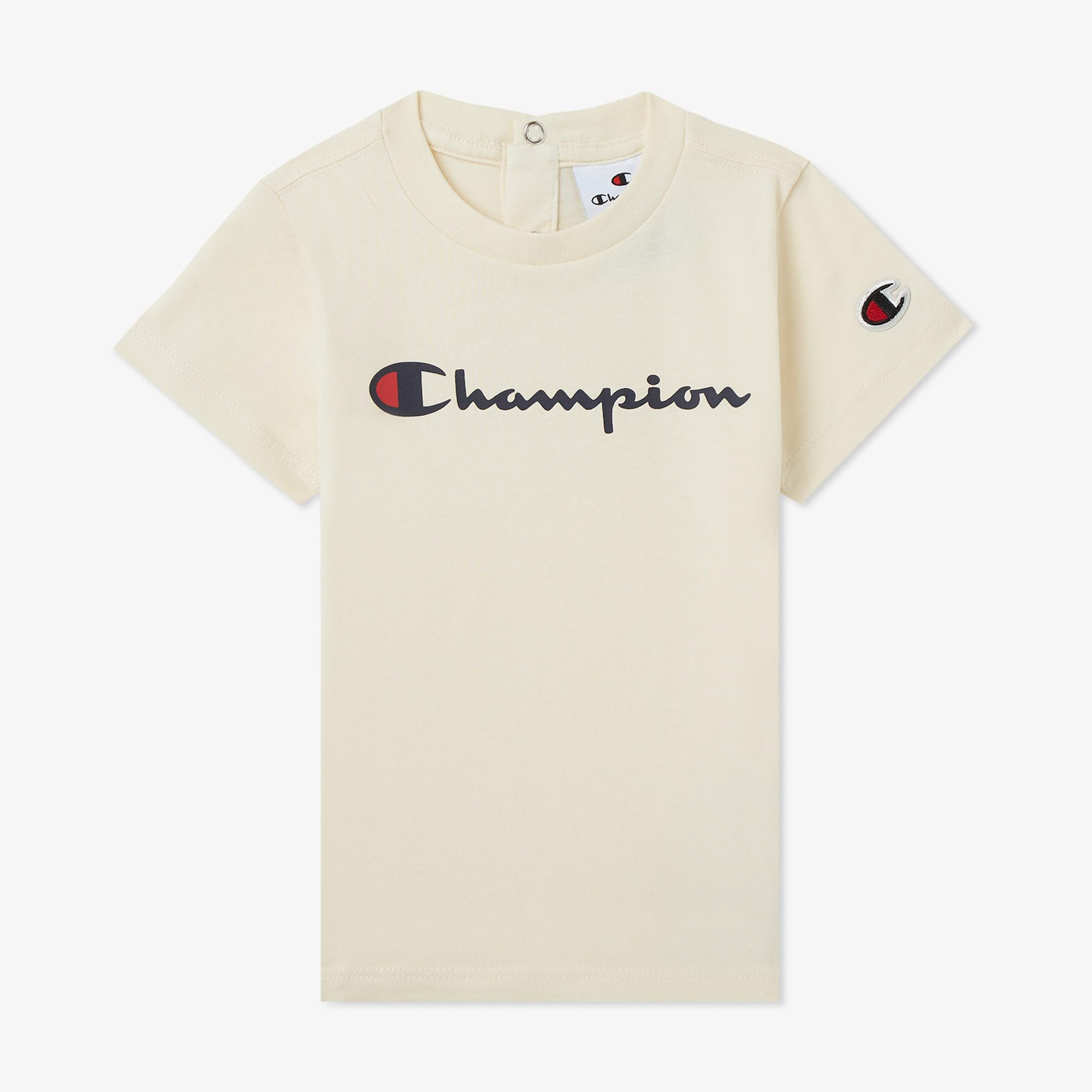 Champion Completo Çocuk Bej/Lacivert Şort Takımı