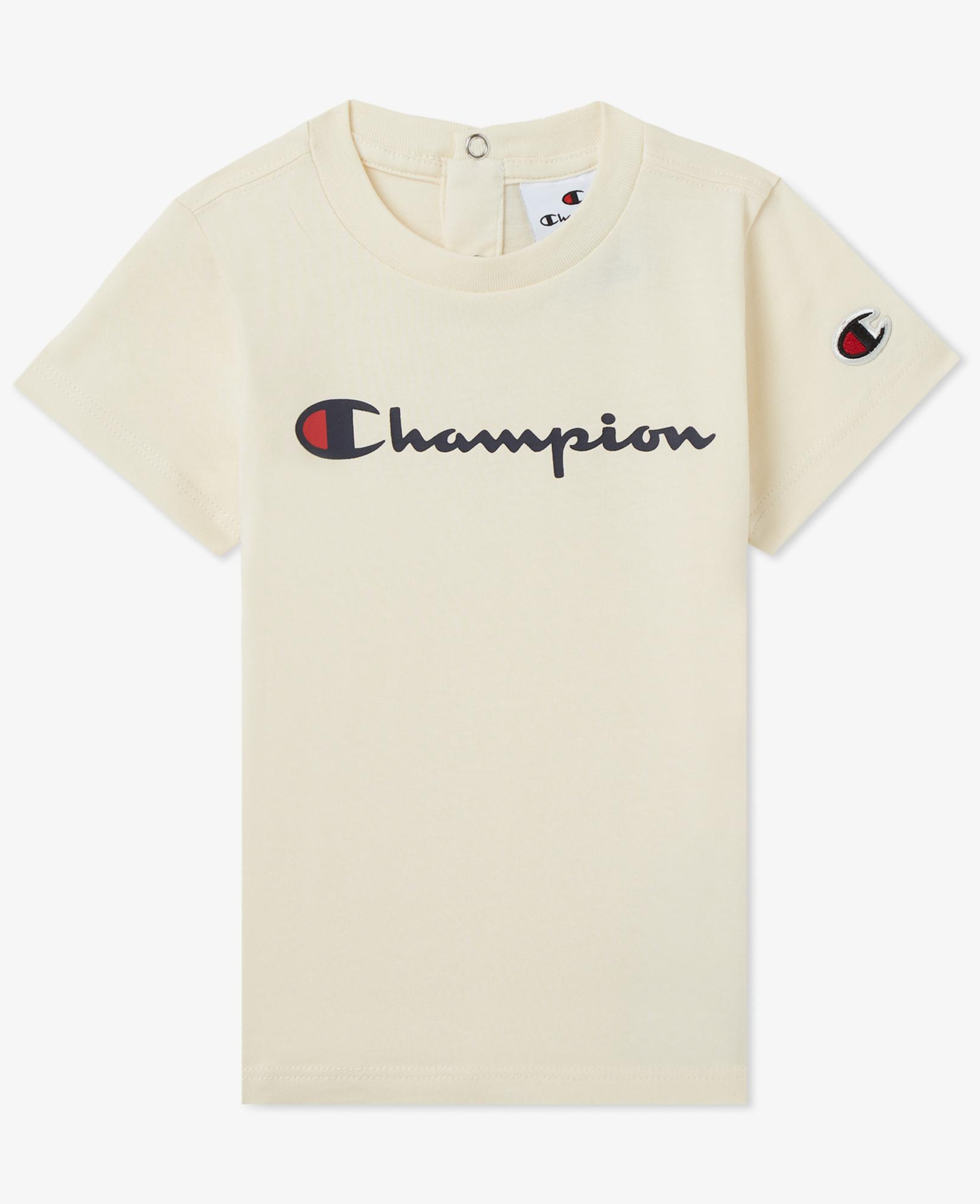 Champion Completo Çocuk Bej/Lacivert Şort Takımı