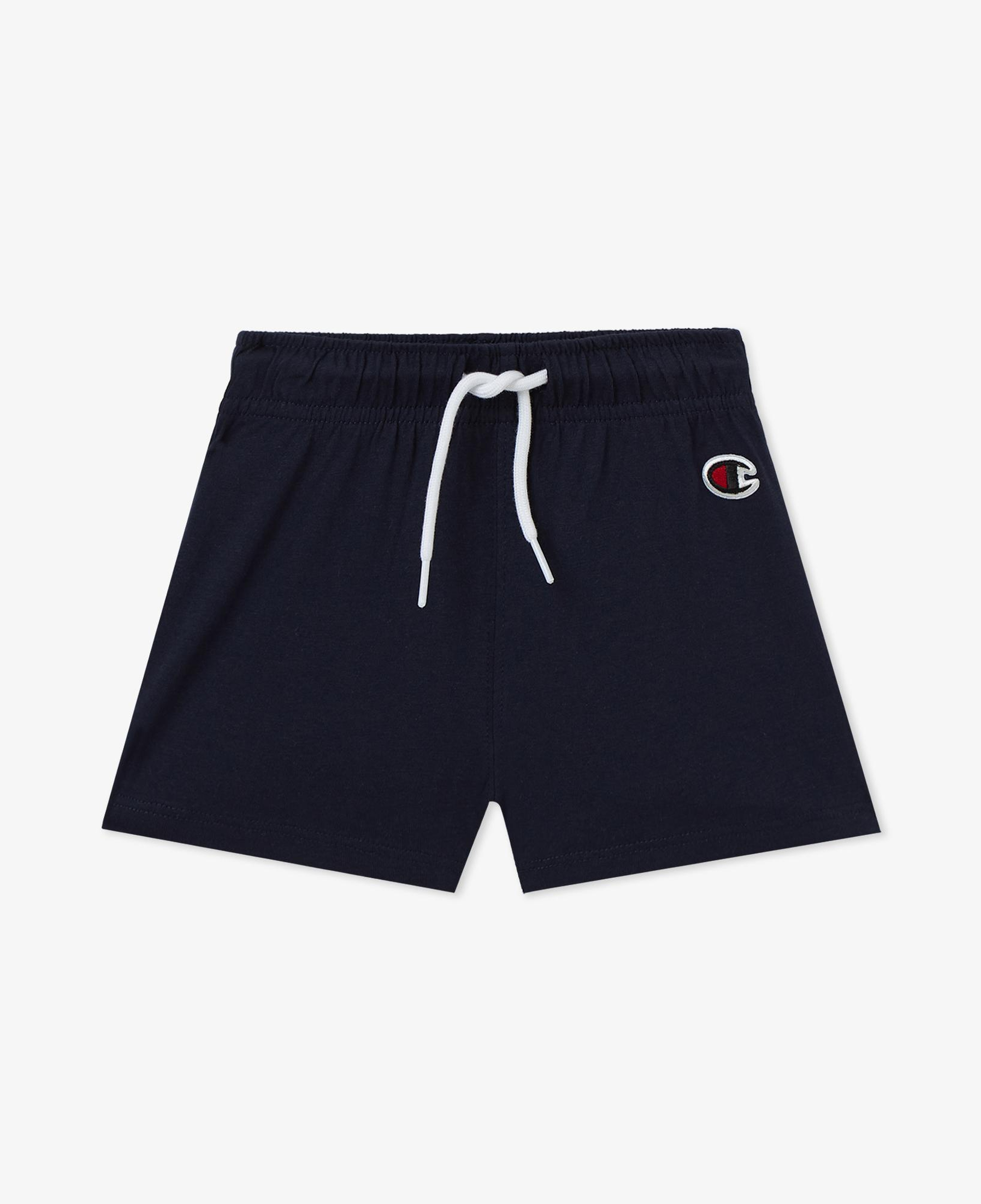 Champion Completo Çocuk Bej/Lacivert Şort Takımı