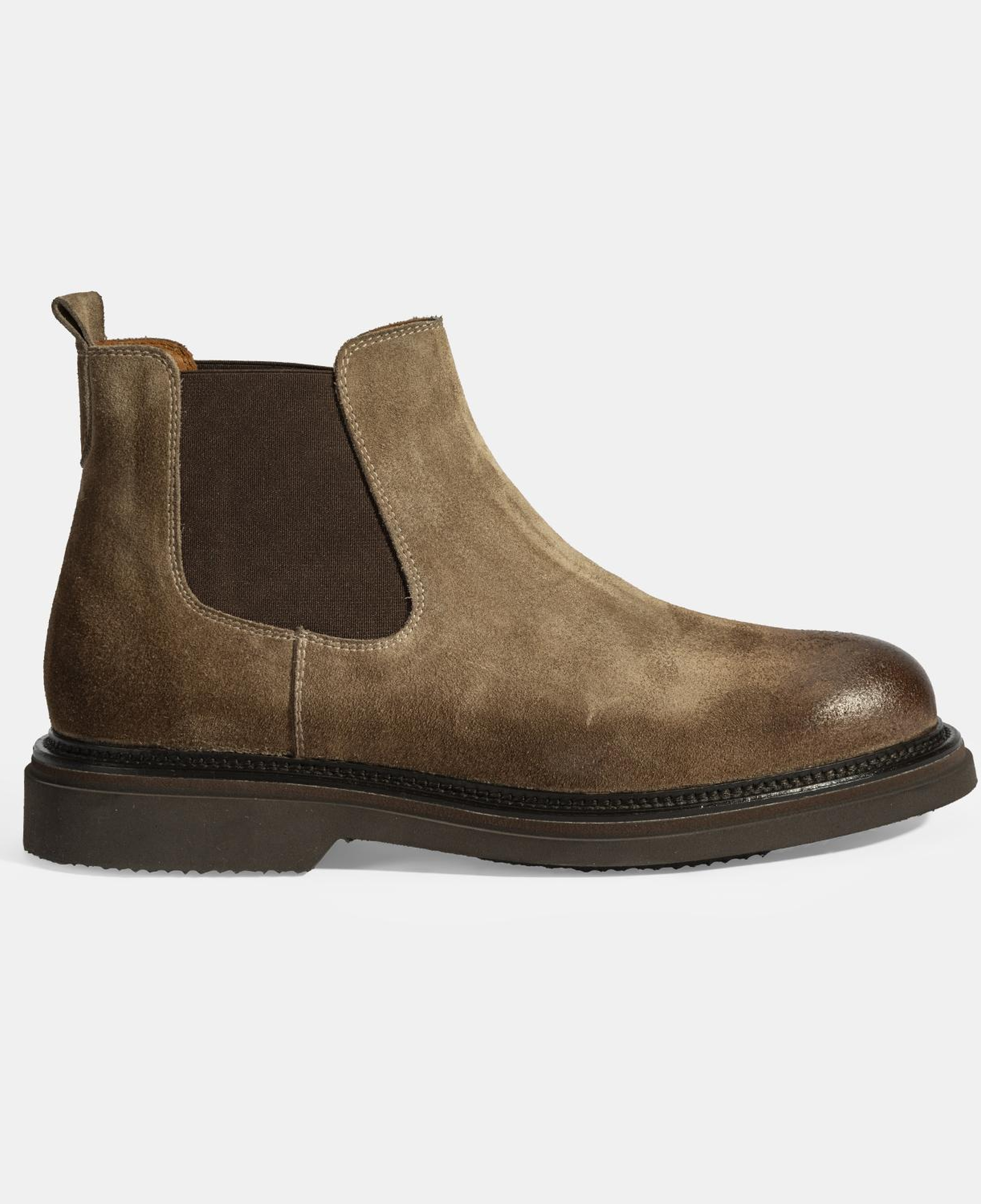 Erkek Vizon Lastikli Süet Bot