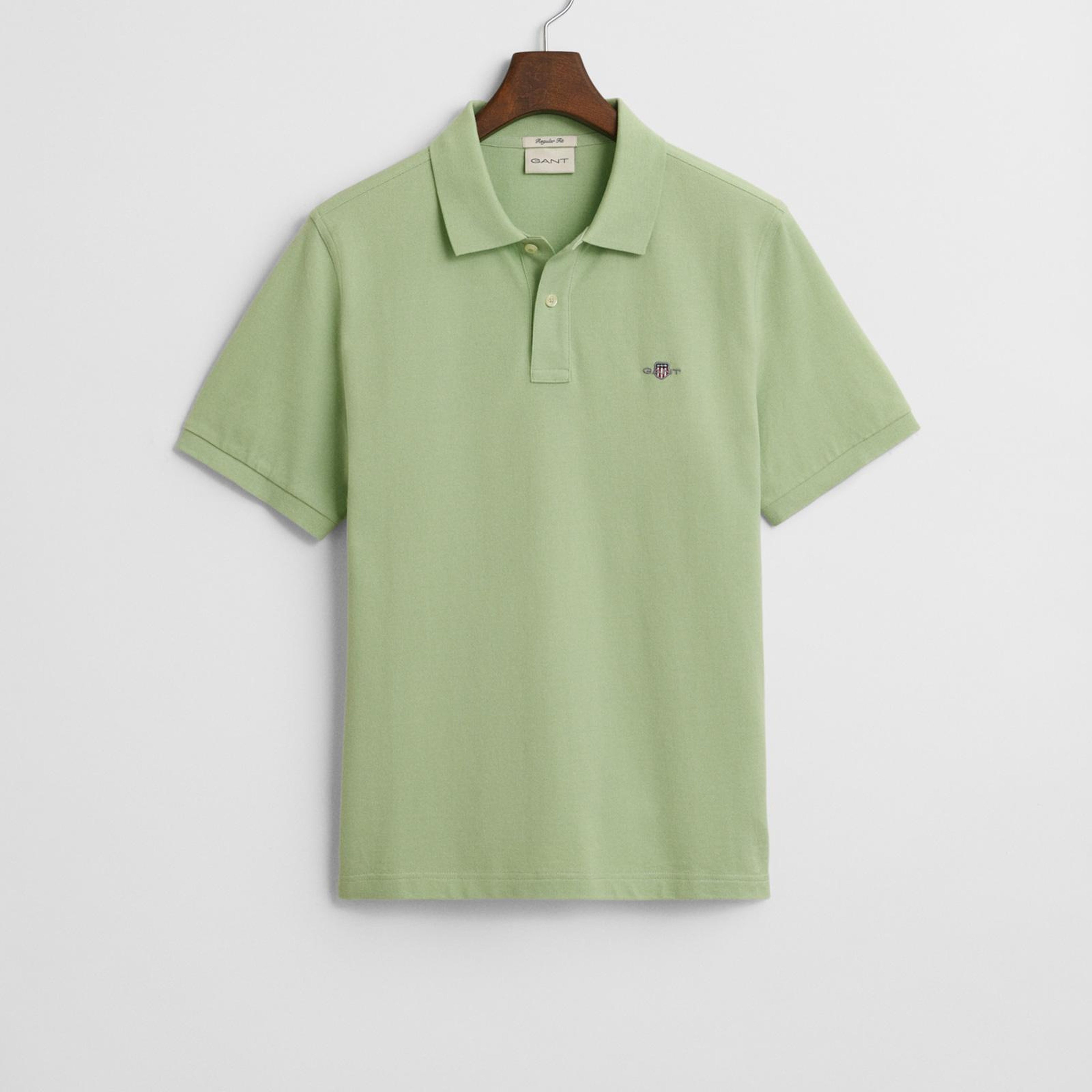 GANT Erkek Yeşil Regular Fit Polo
