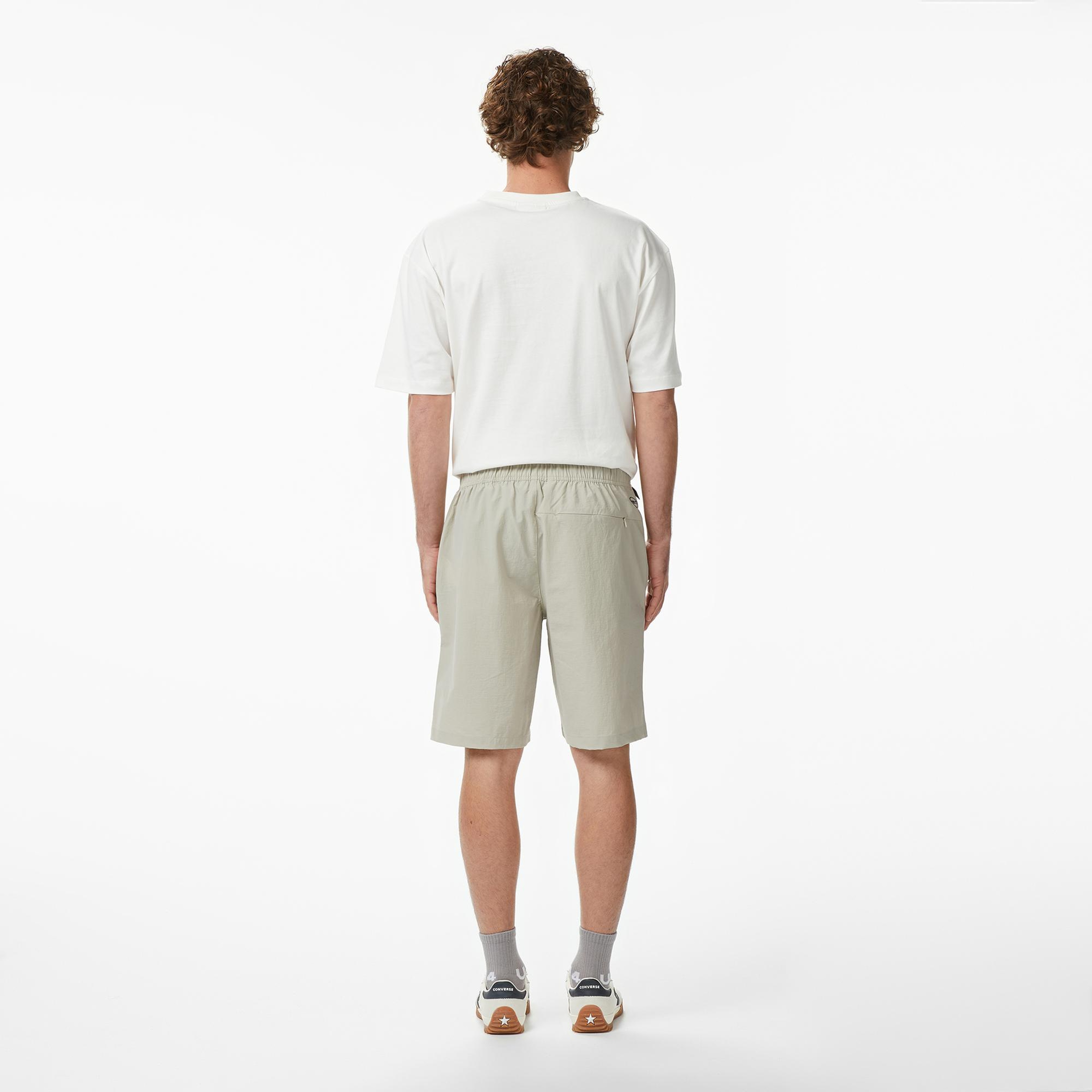 UNITED4 Slim Fit Erkek Krem Şort