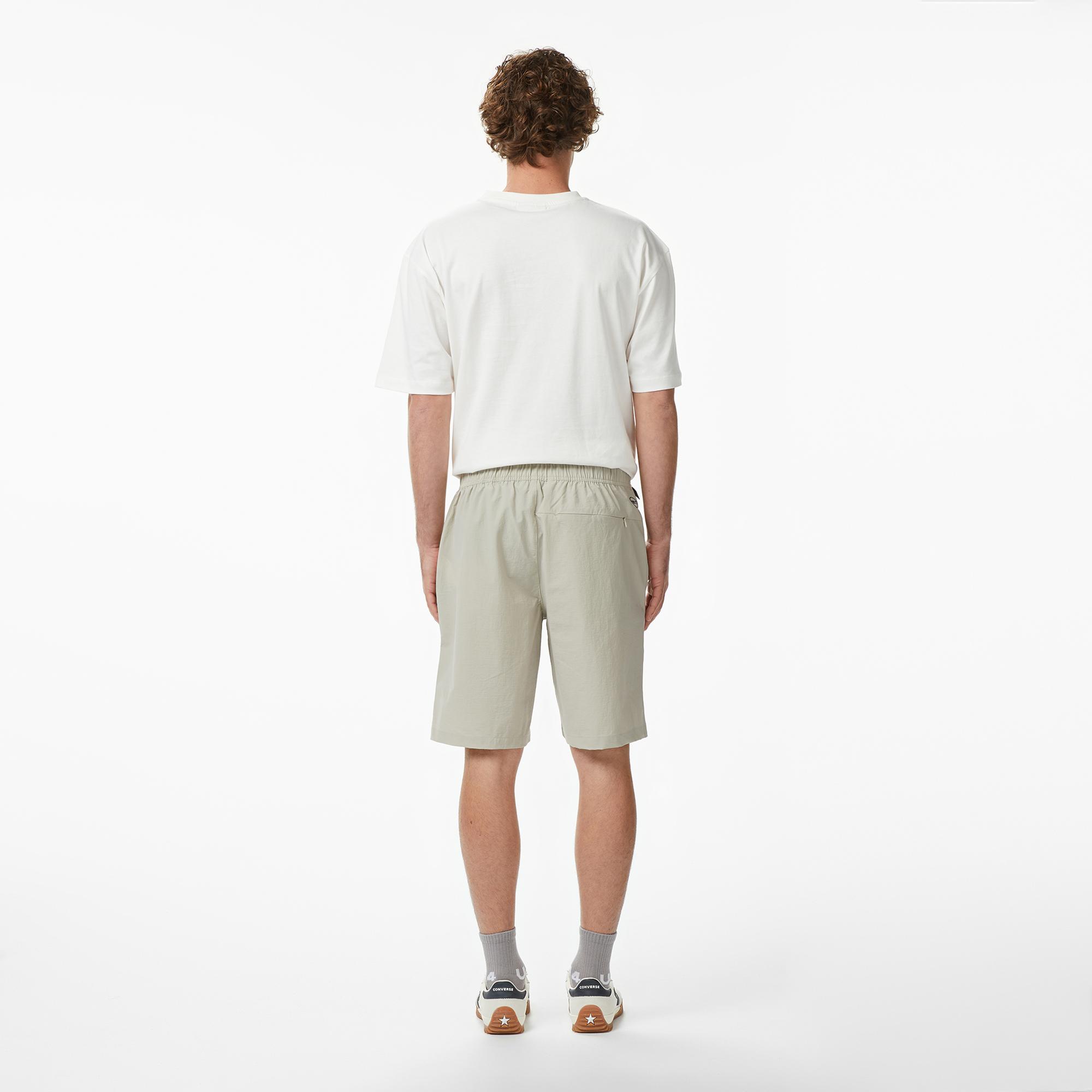 UNITED4 Slim Fit Erkek Krem Şort