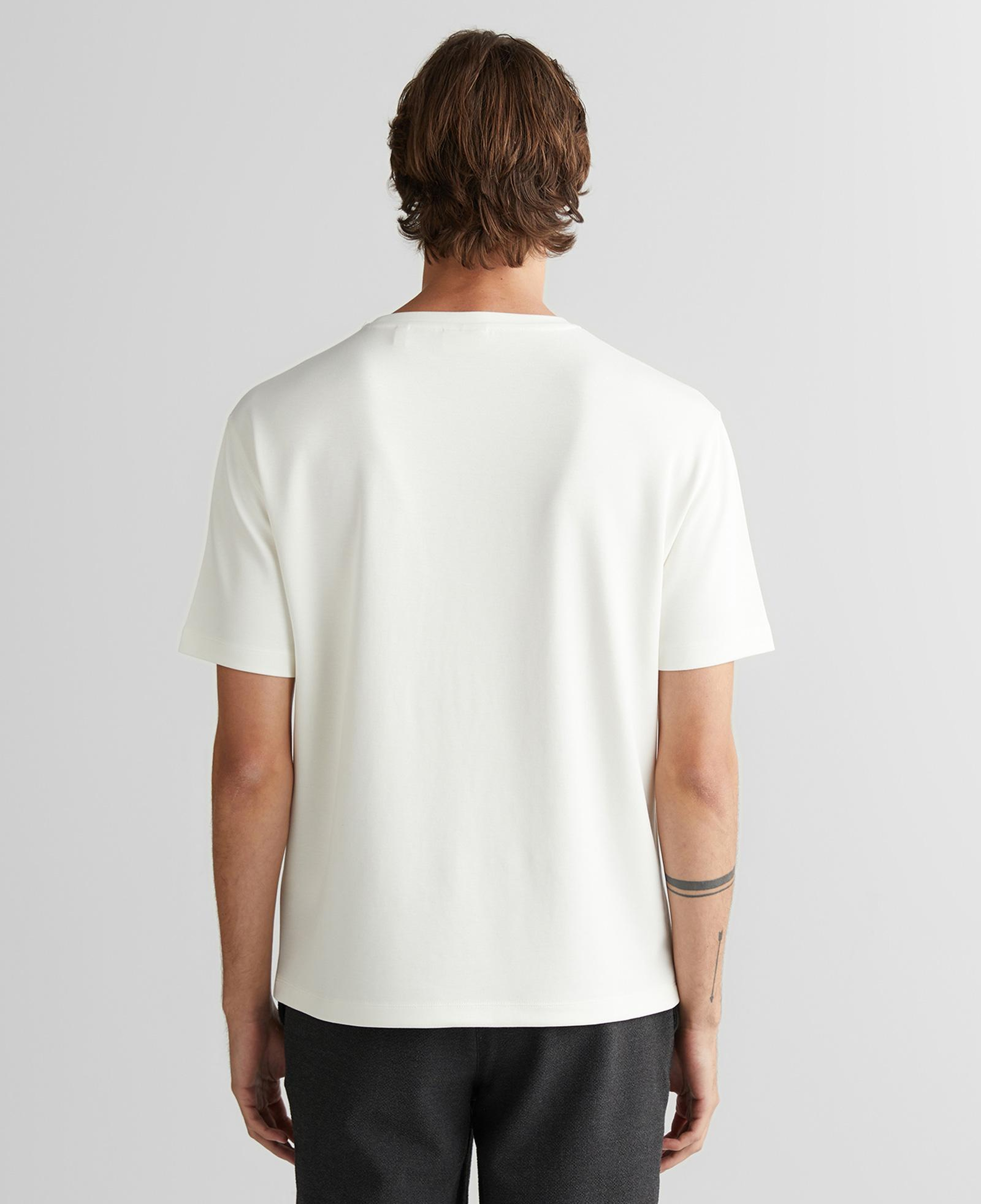 GANT Erkek Beyaz Bisiklet Yaka T-Shirt