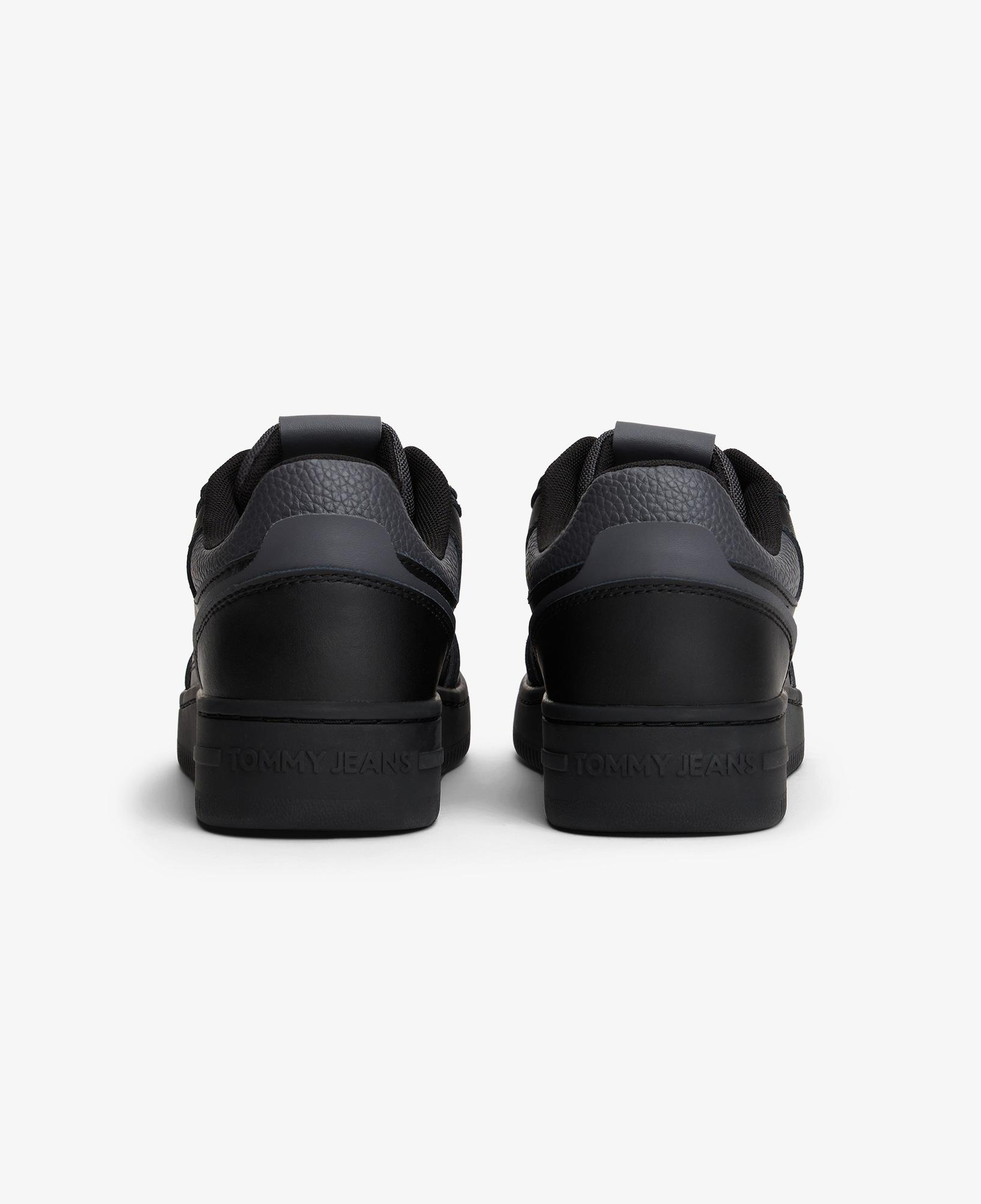 Tommy Jeans Retro Basket Kadın Siyah Spor Ayakkabı