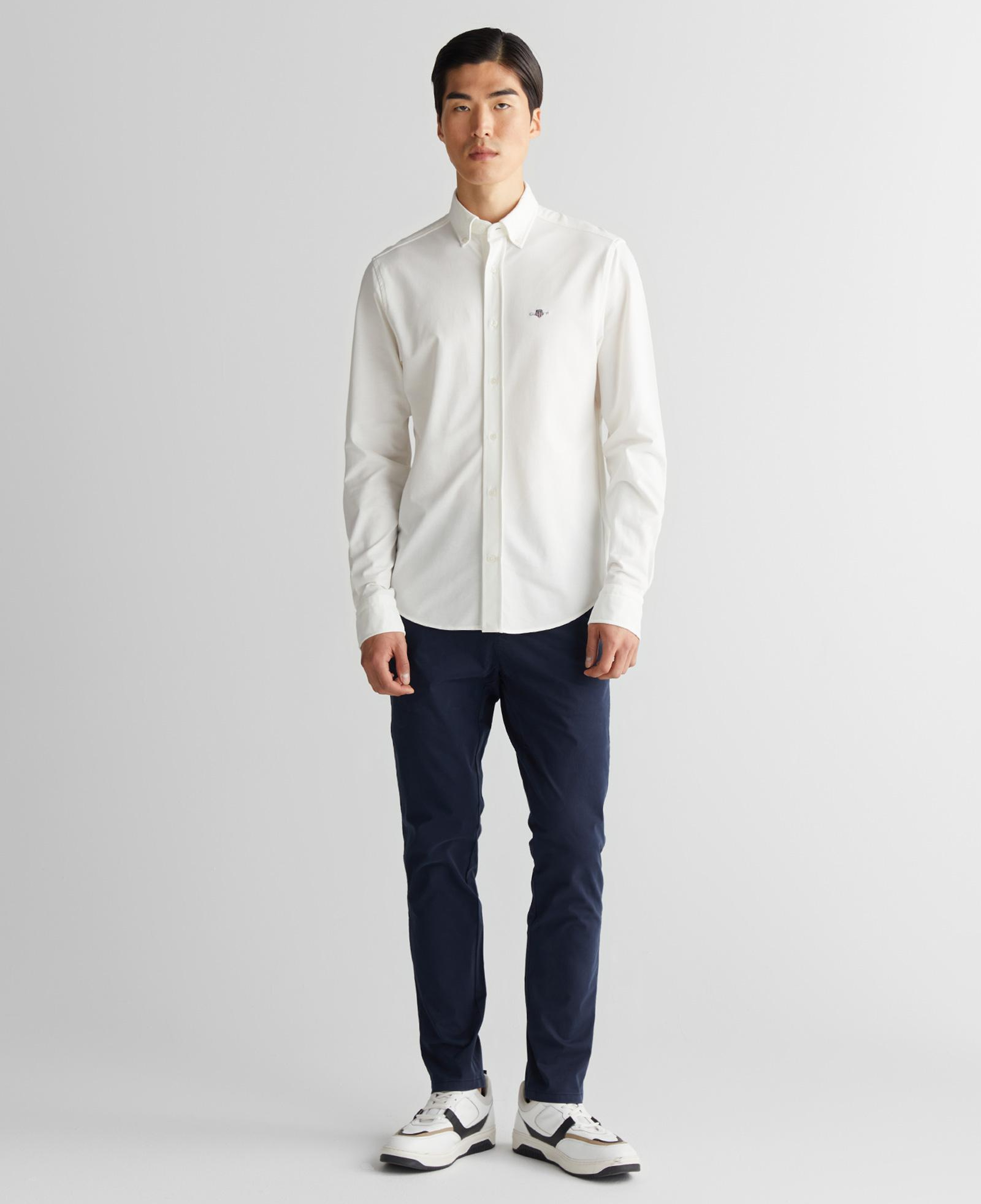 GANT Erkek Krem Regular Fit Gömlek Yaka Gömlek