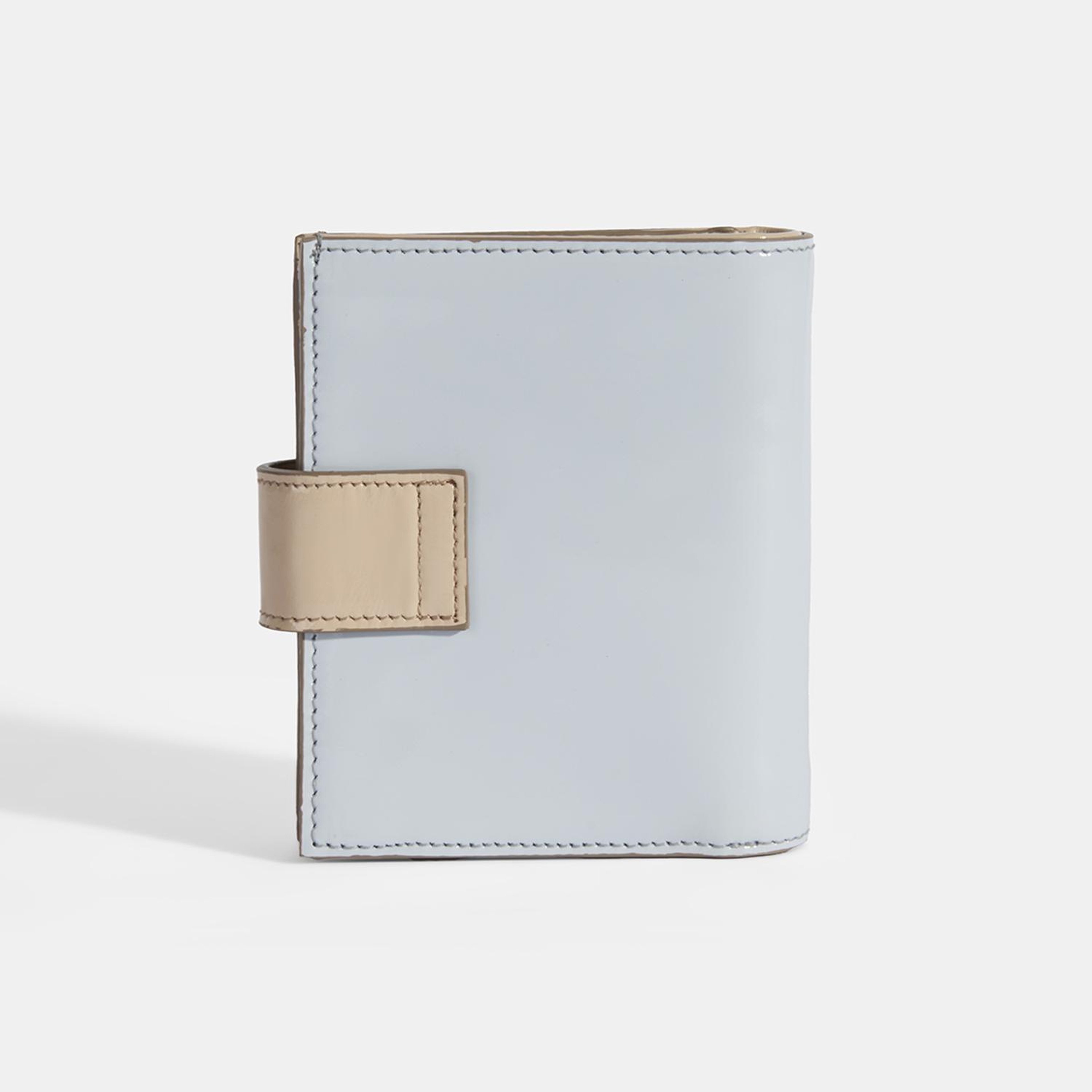 Kadın Mavi / Ten Deri Cüzdan