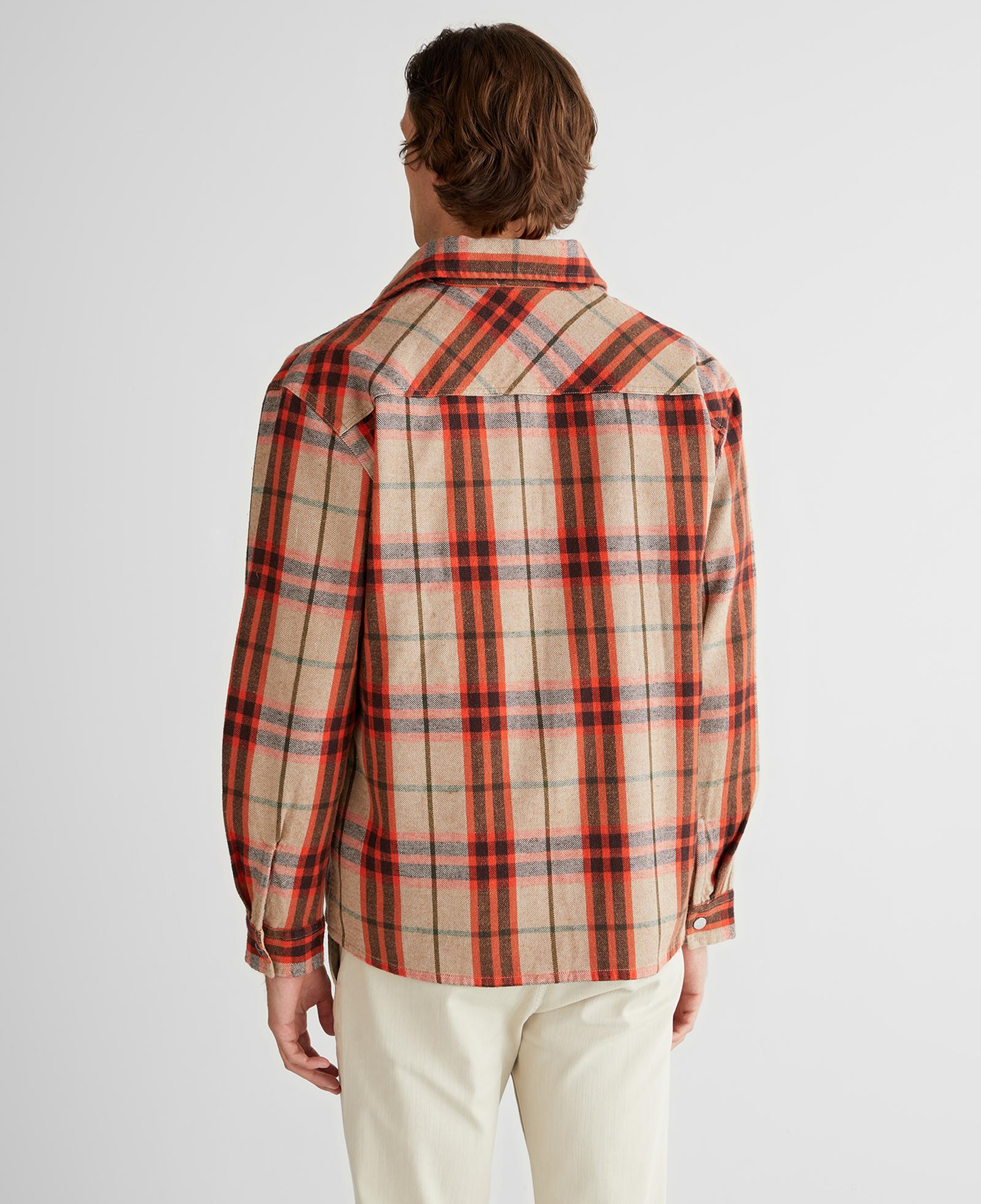 GANT Erkek Turuncu Relaxed Fit Bisiklet Yaka Gömlek