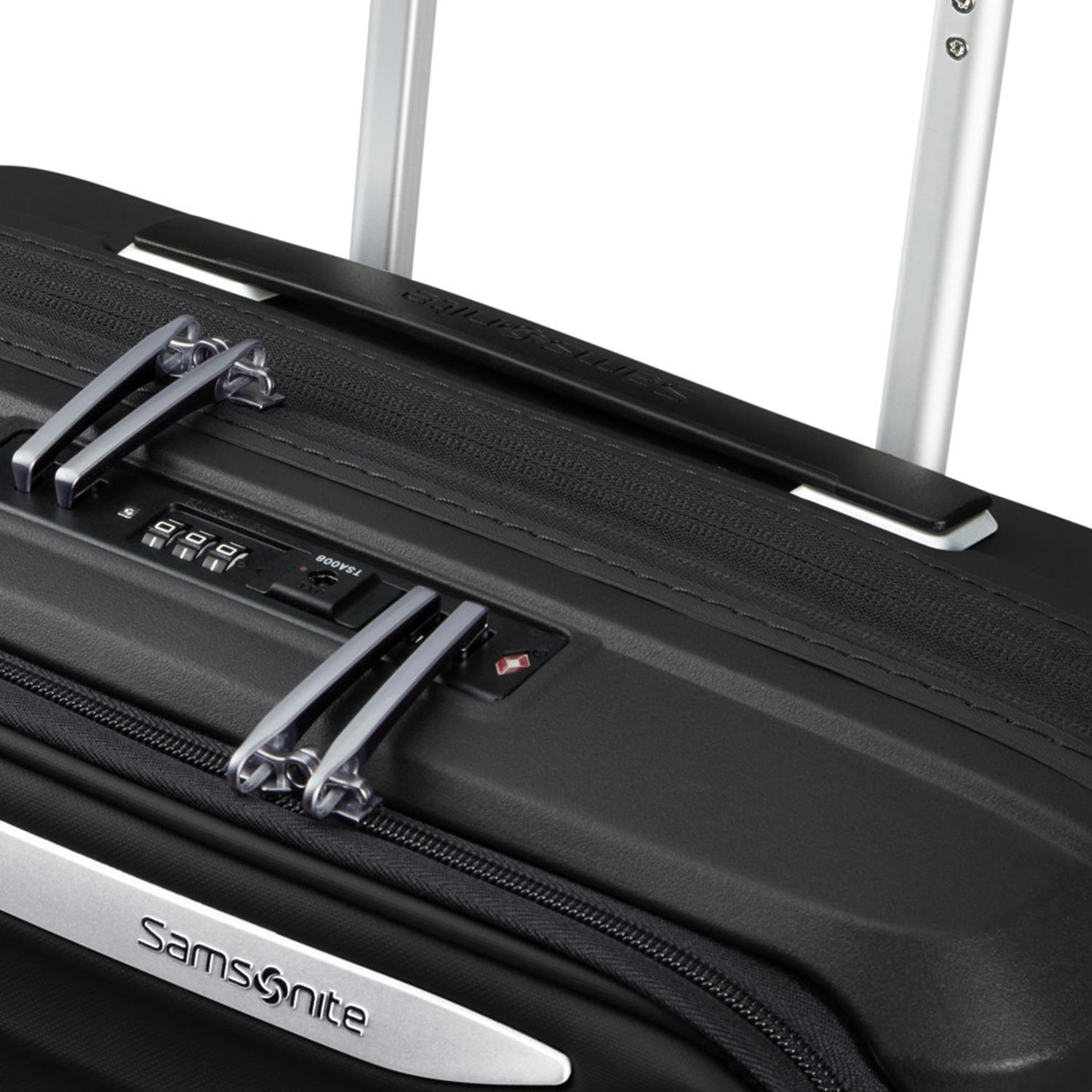 Samsonite Siyah Upscape Körüklü - Kabin Boy Valiz