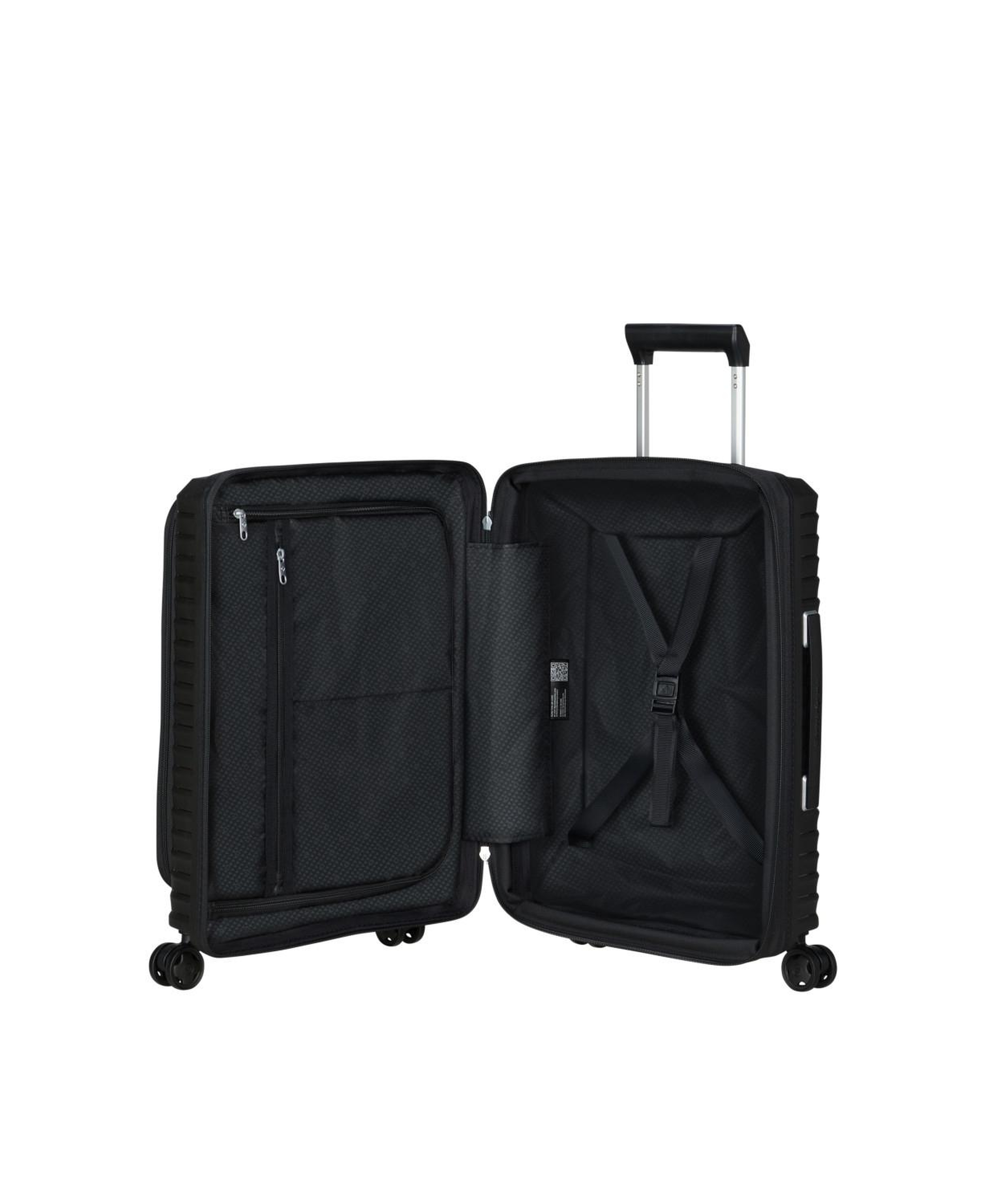 Samsonite Siyah Upscape Körüklü - Kabin Boy Valiz