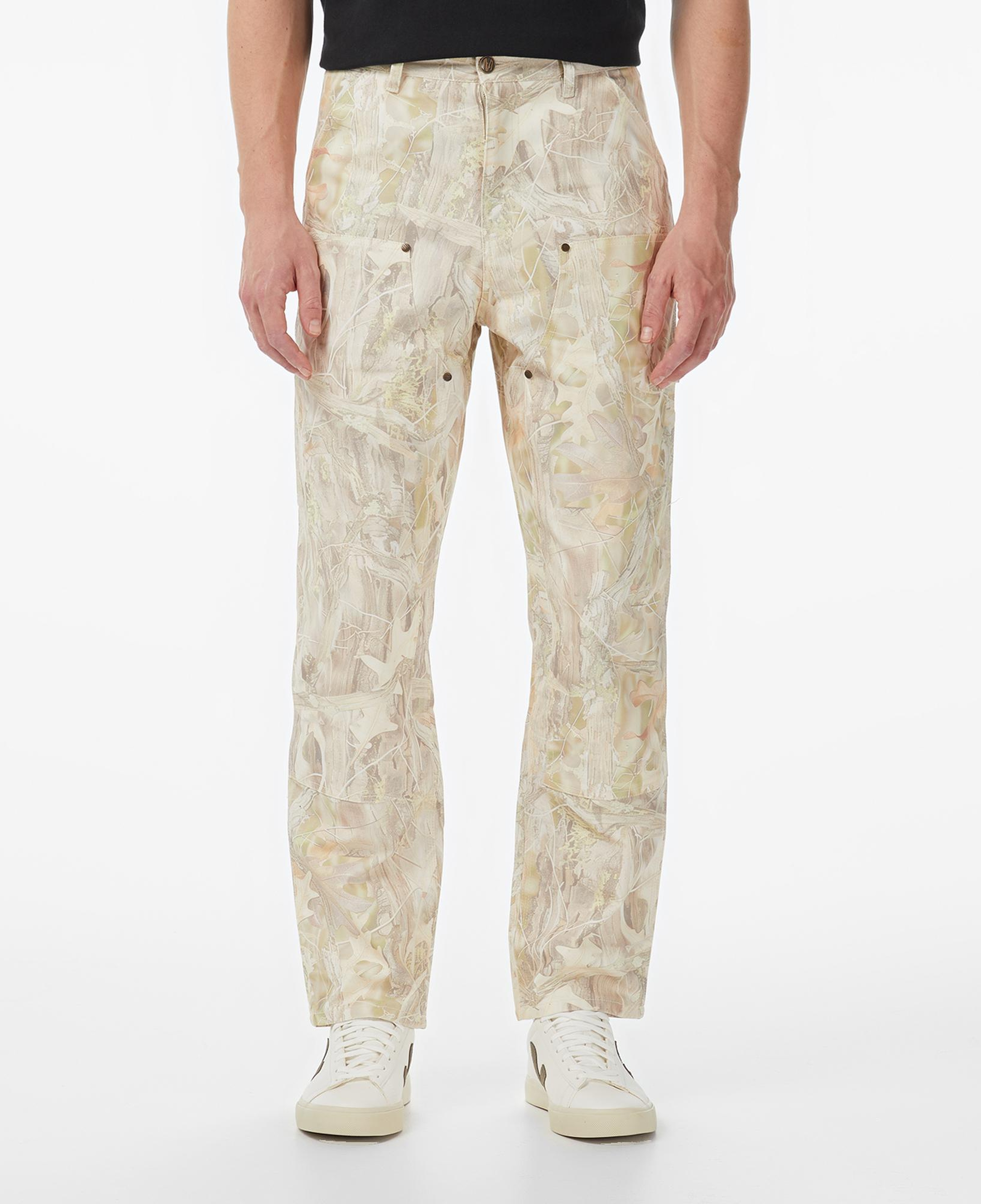 Market Handyman Camo Carpenter Erkek Beyaz Pantolon