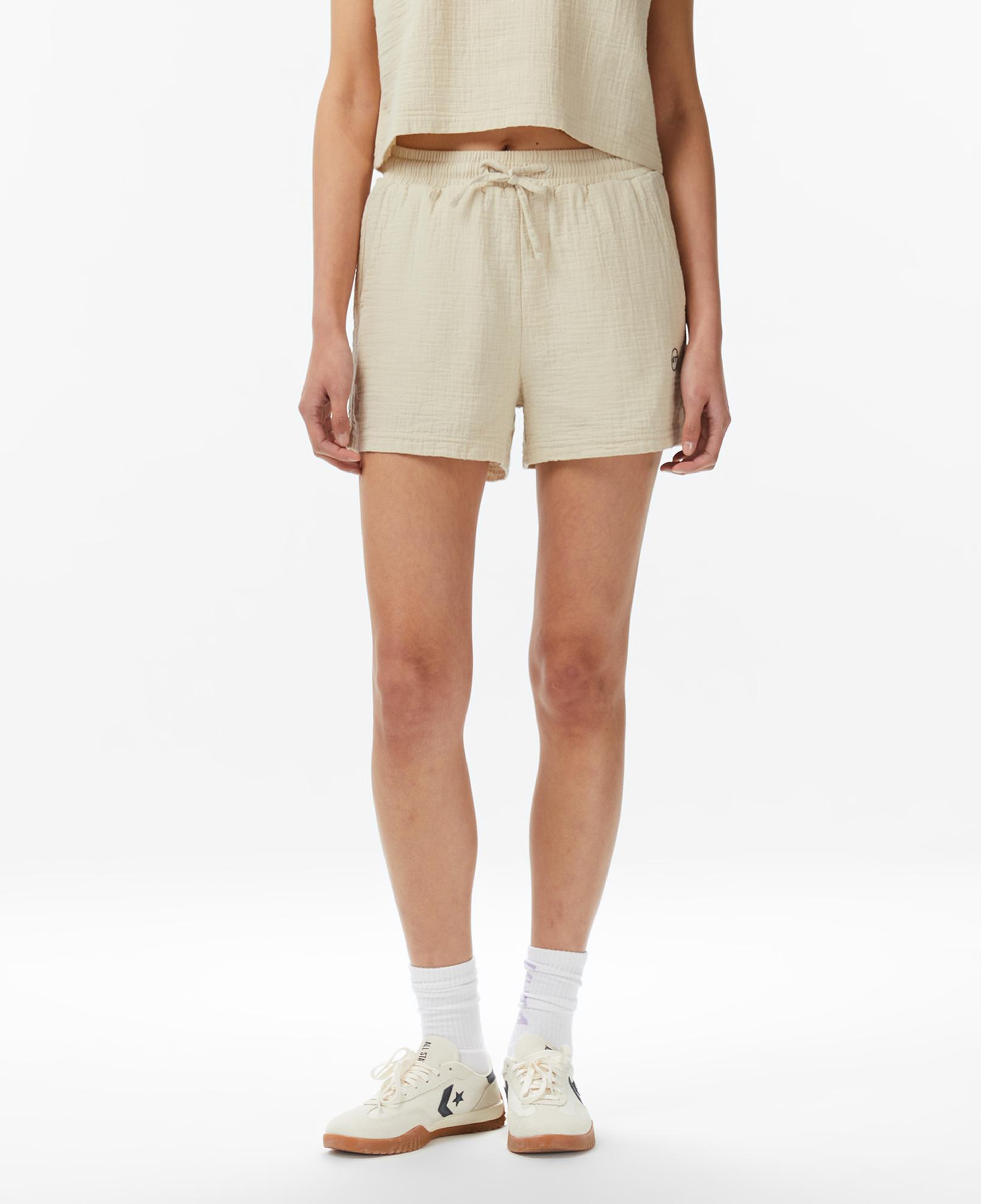 UNITED4 Regular Fit Kadın Krem Şort
