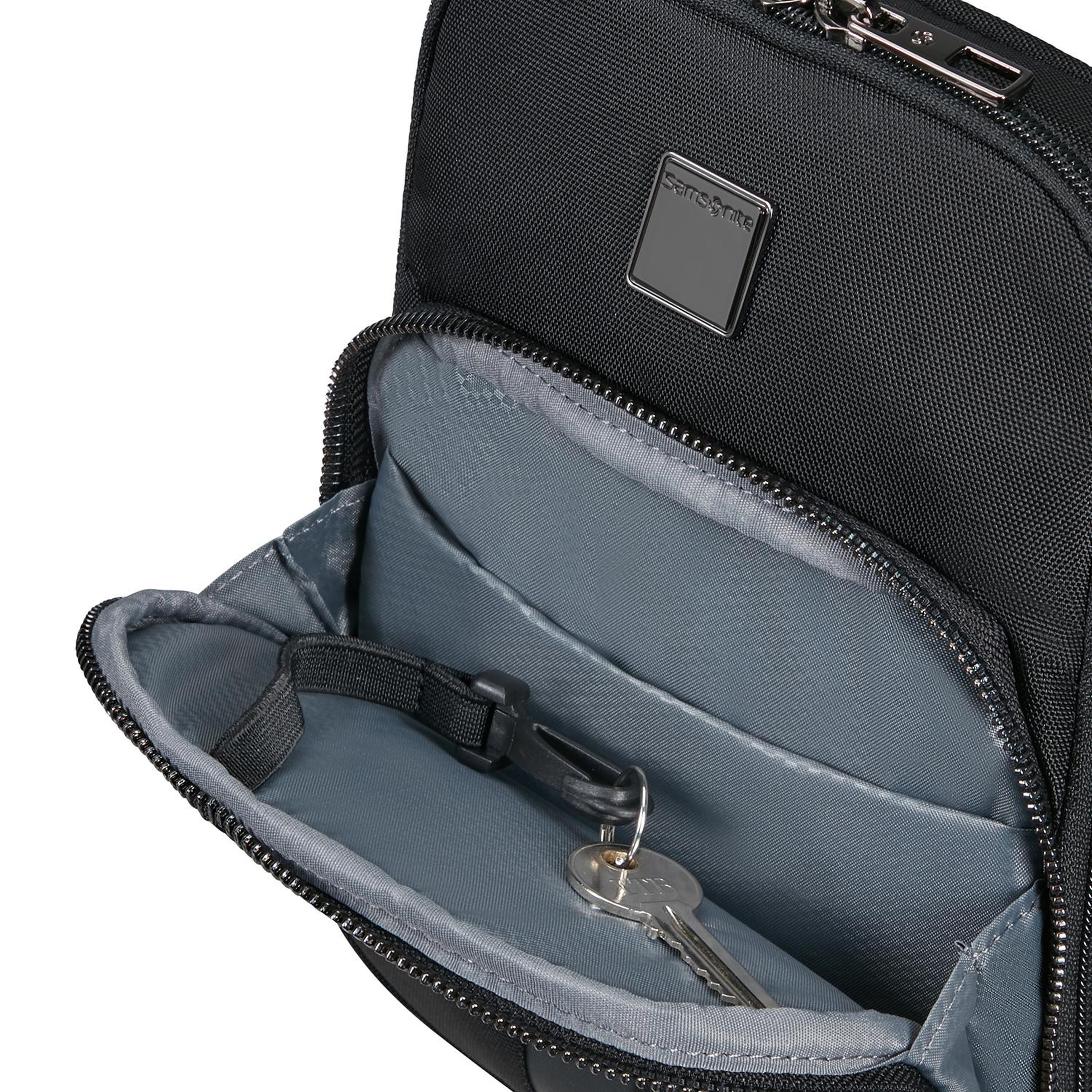 Samsonite Siyah Crossover Omuz Çantası