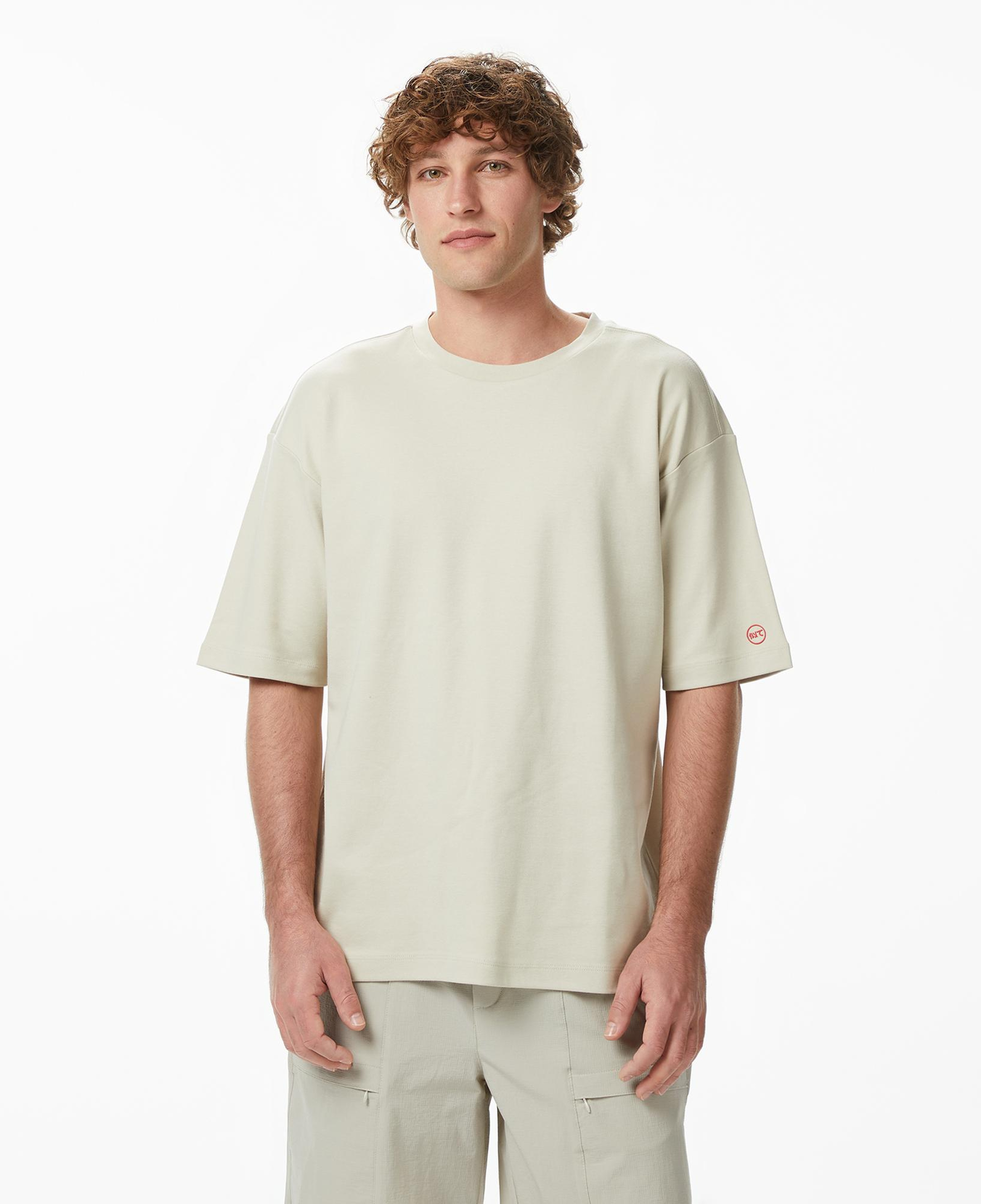 UNITED4 Regular Fit Erkek Krem T-Shirt