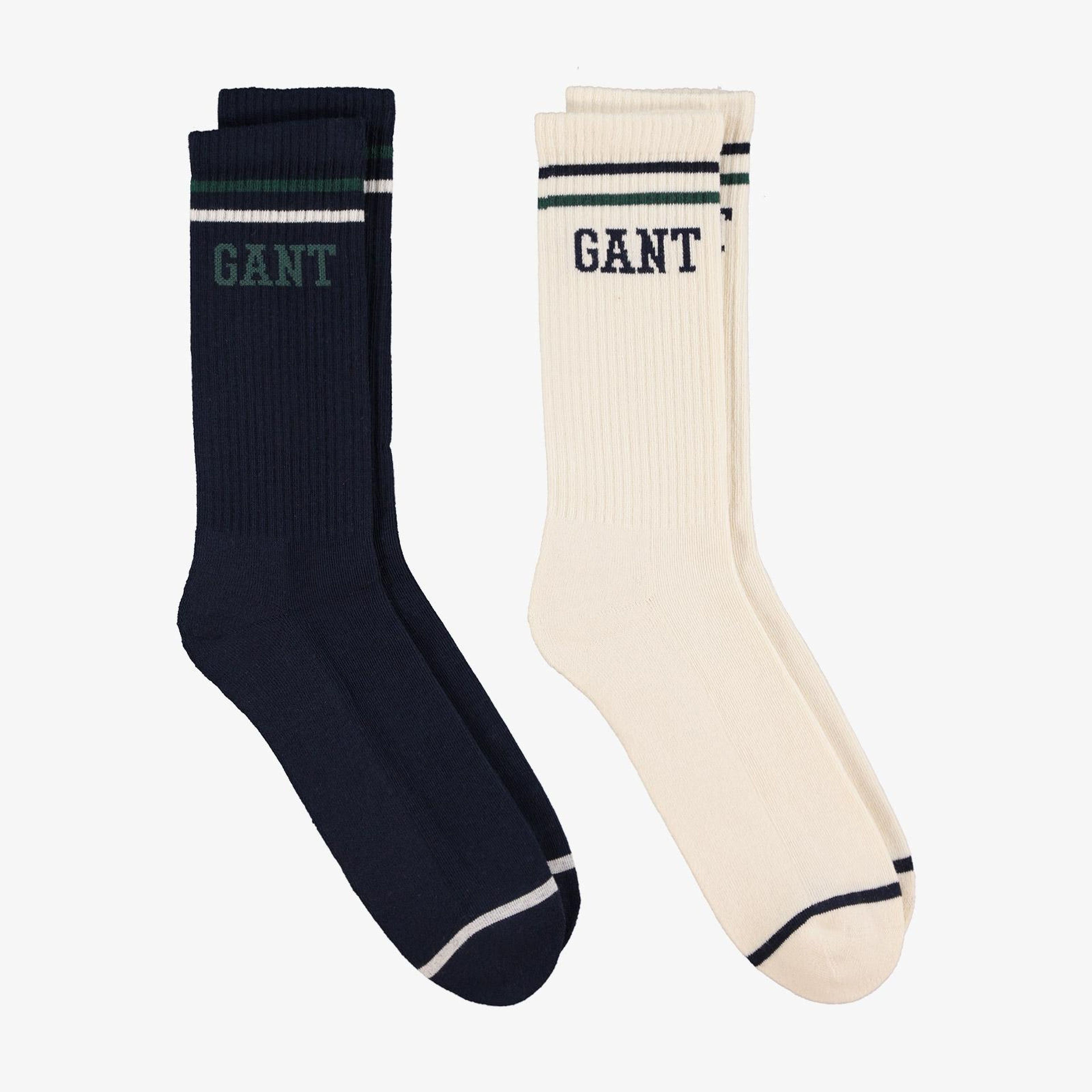 GANT Unisex Lacivert Standart 2'li Fit Çorap