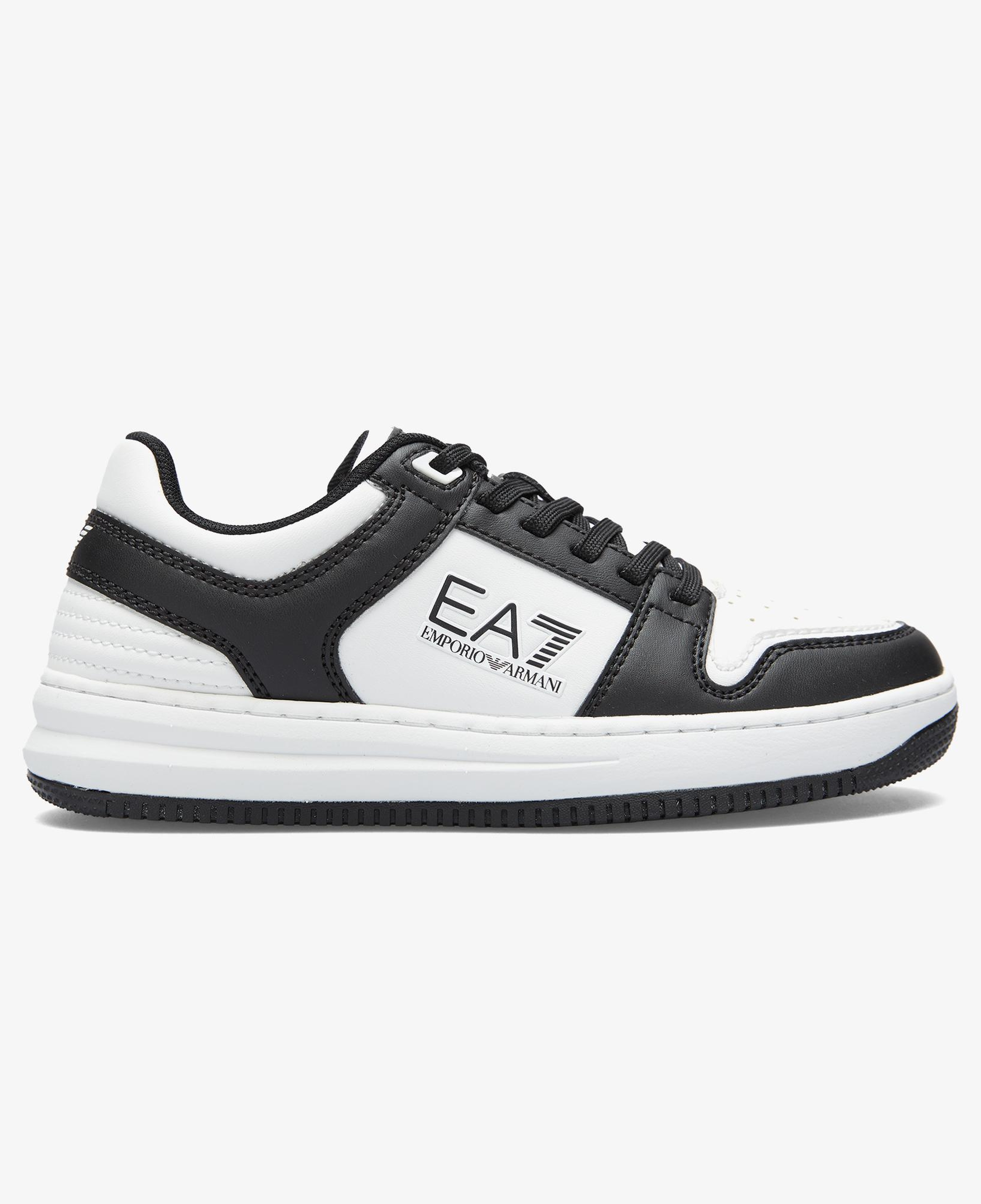 Emporio Armani Kadın Beyaz/Siyah Sneaker
