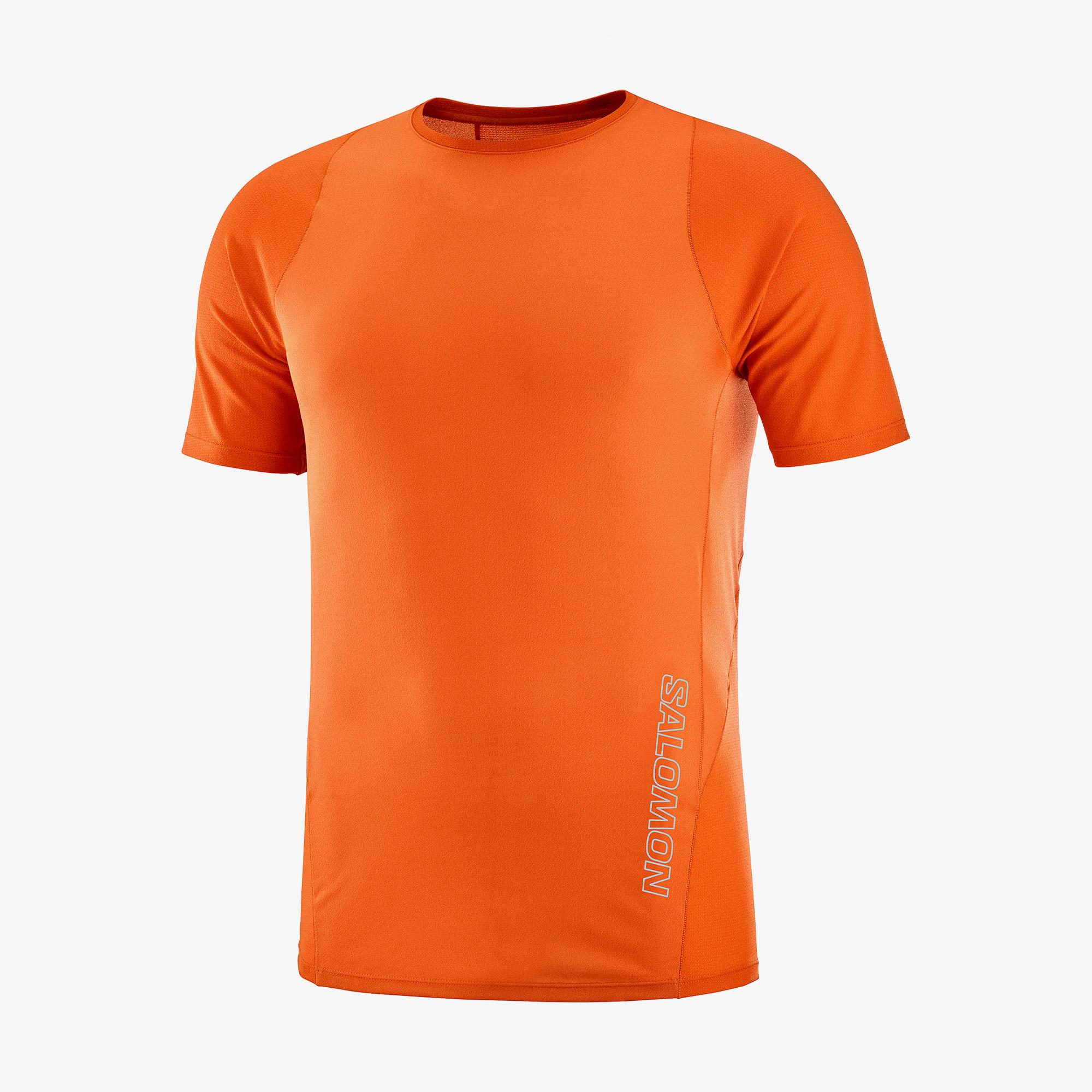 Salomon Sense Aero Erkek Turuncu Koşu T-Shirt