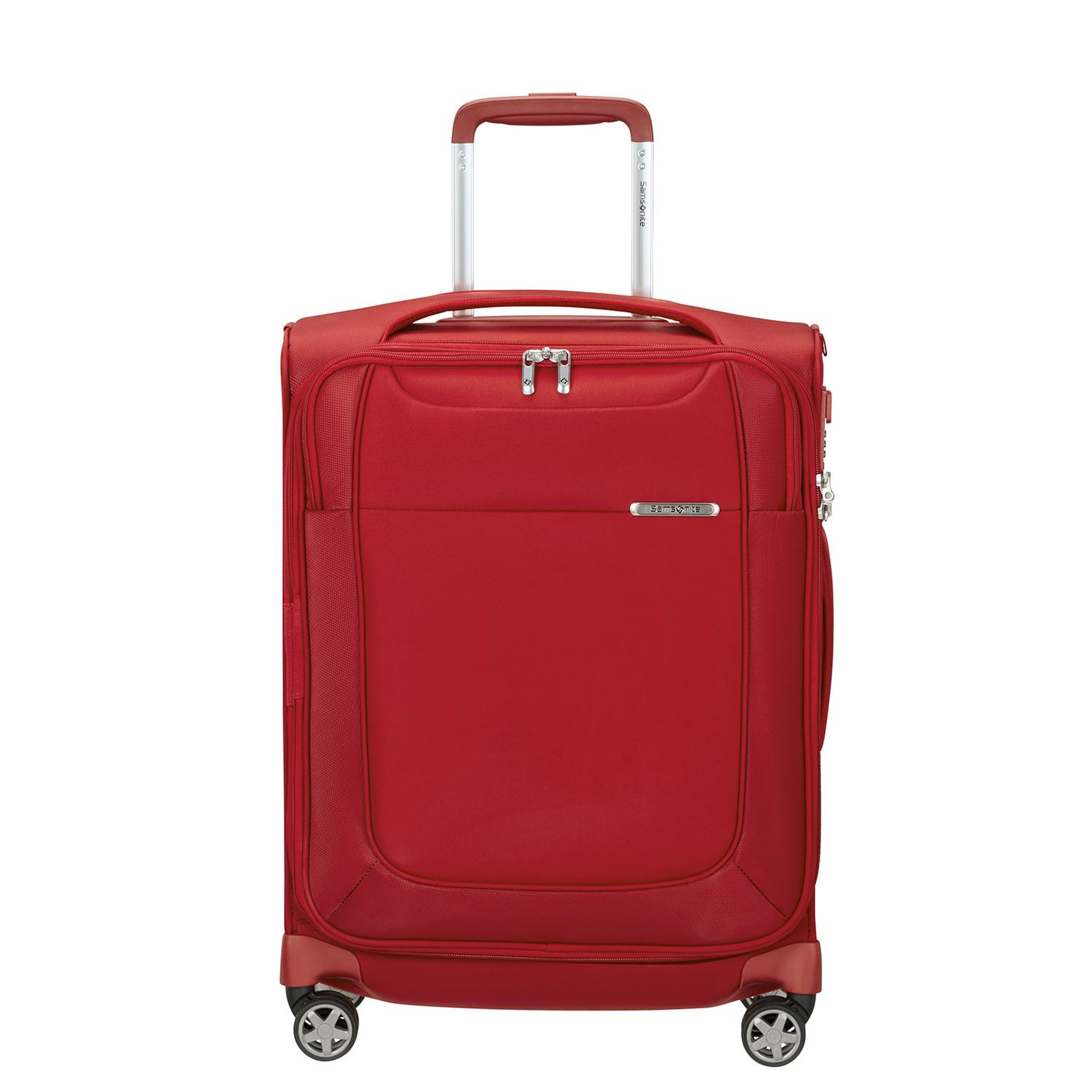 Samsonite Kırmızı D'lite - 4 Tekerlekli Körüklü Kabin Boy Valiz 55cm