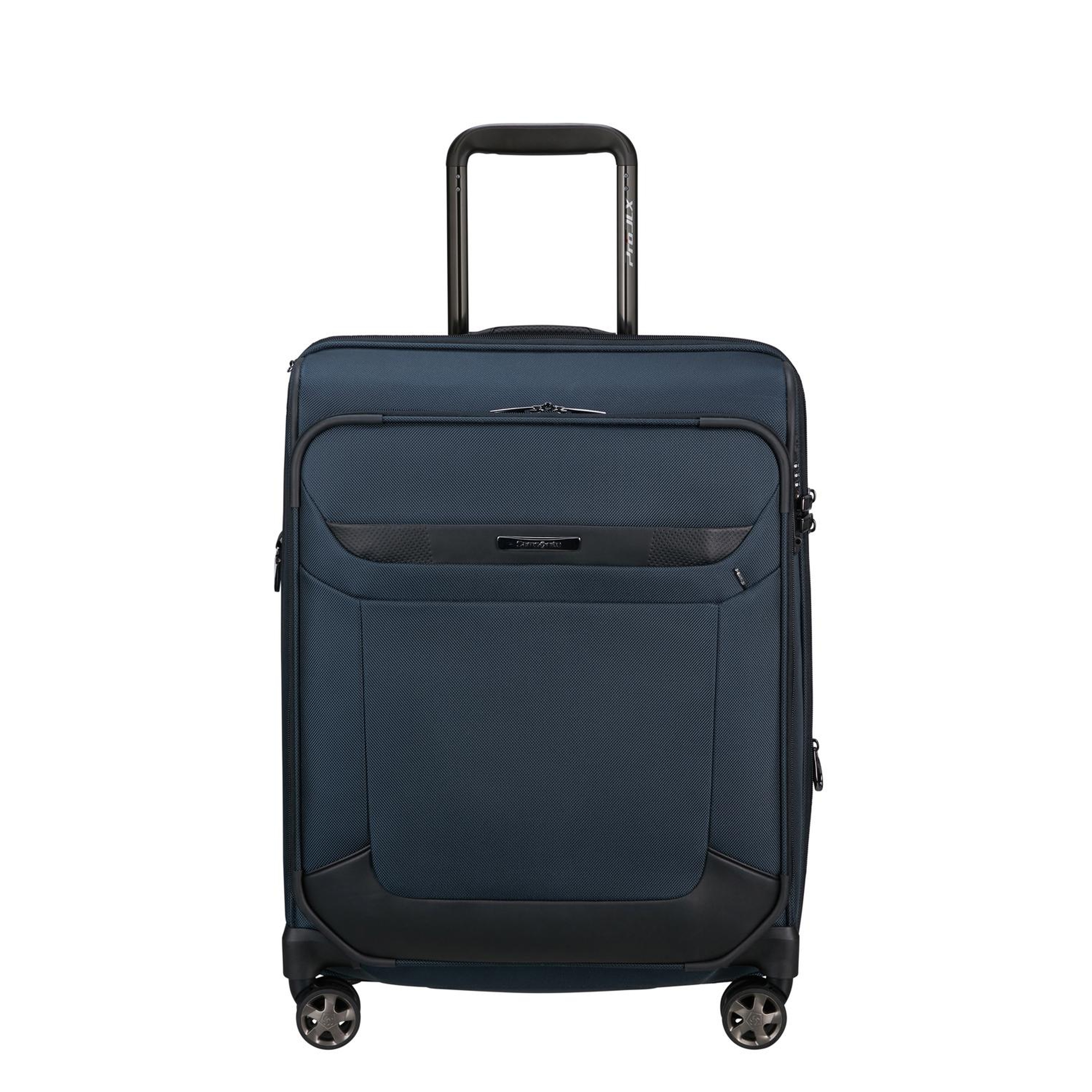 Samsonite Lacivert Pro-Dlx-6 Spinner - Körüklü 4 Tekerlekli Kabin Boy Valiz 55 cm