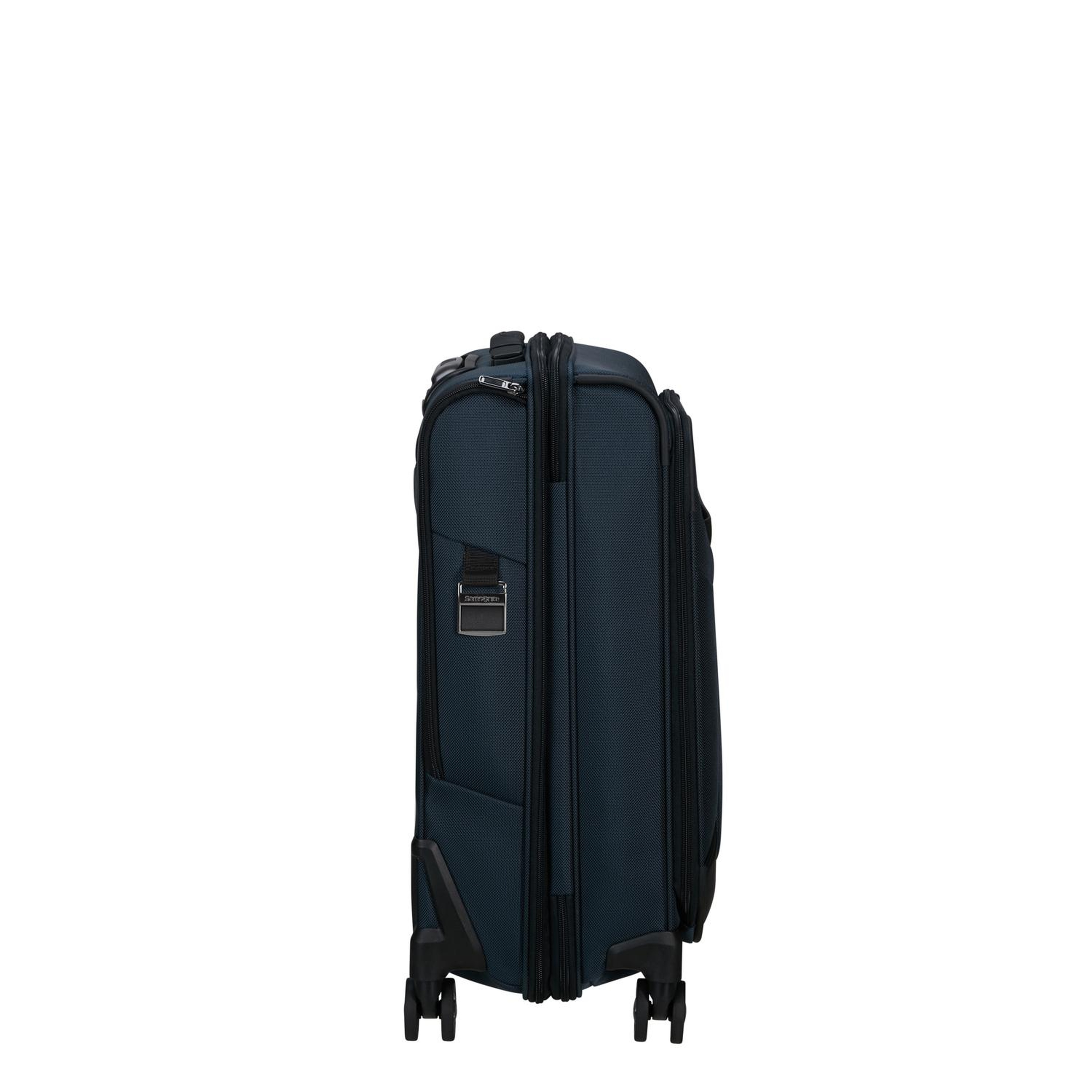 Samsonite Lacivert Pro-Dlx-6 Spinner - Körüklü 4 Tekerlekli Kabin Boy Valiz 55 cm