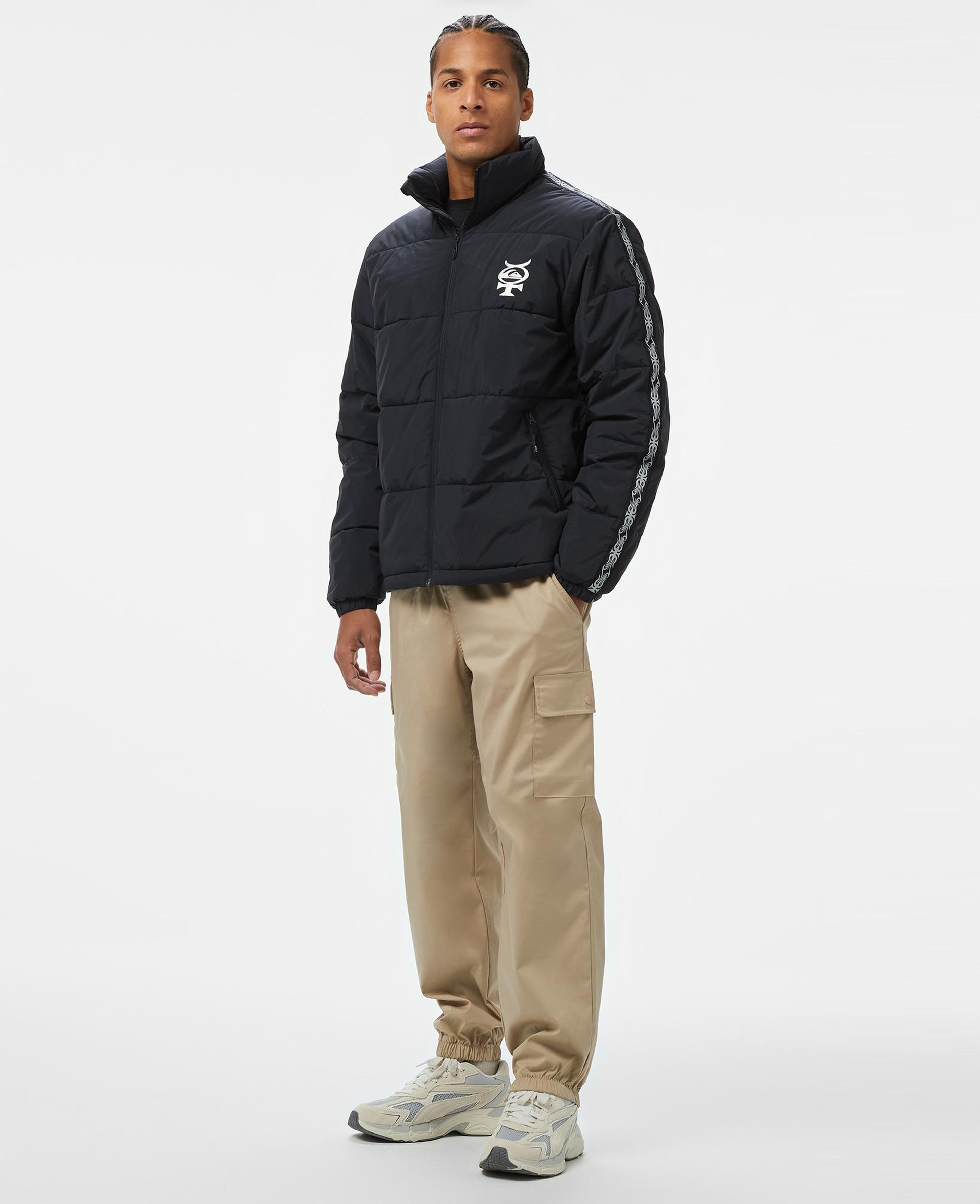 Quiksilver Puff The Dragon Erkek Siyah Mont