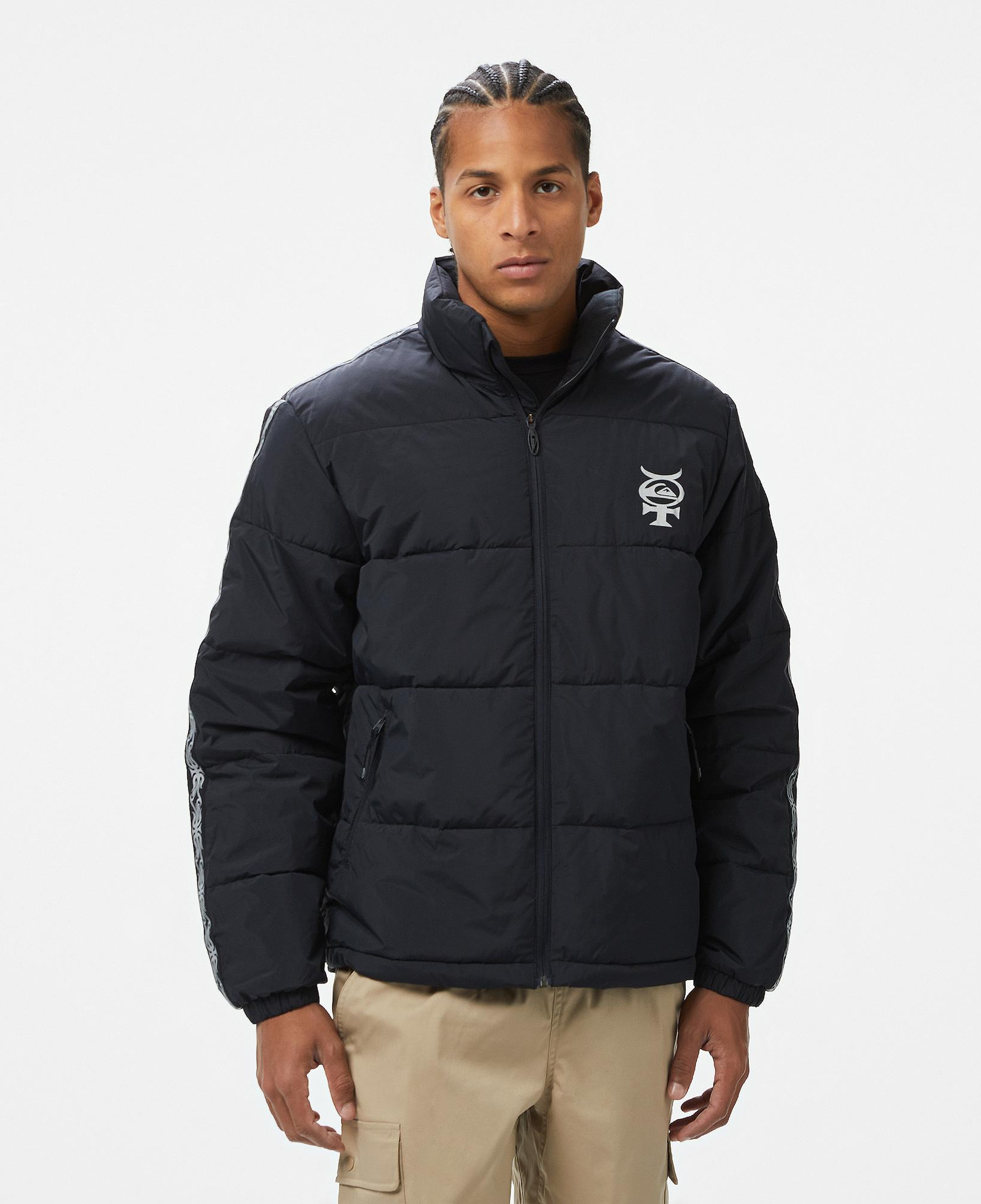 Quiksilver Puff The Dragon Erkek Siyah Mont