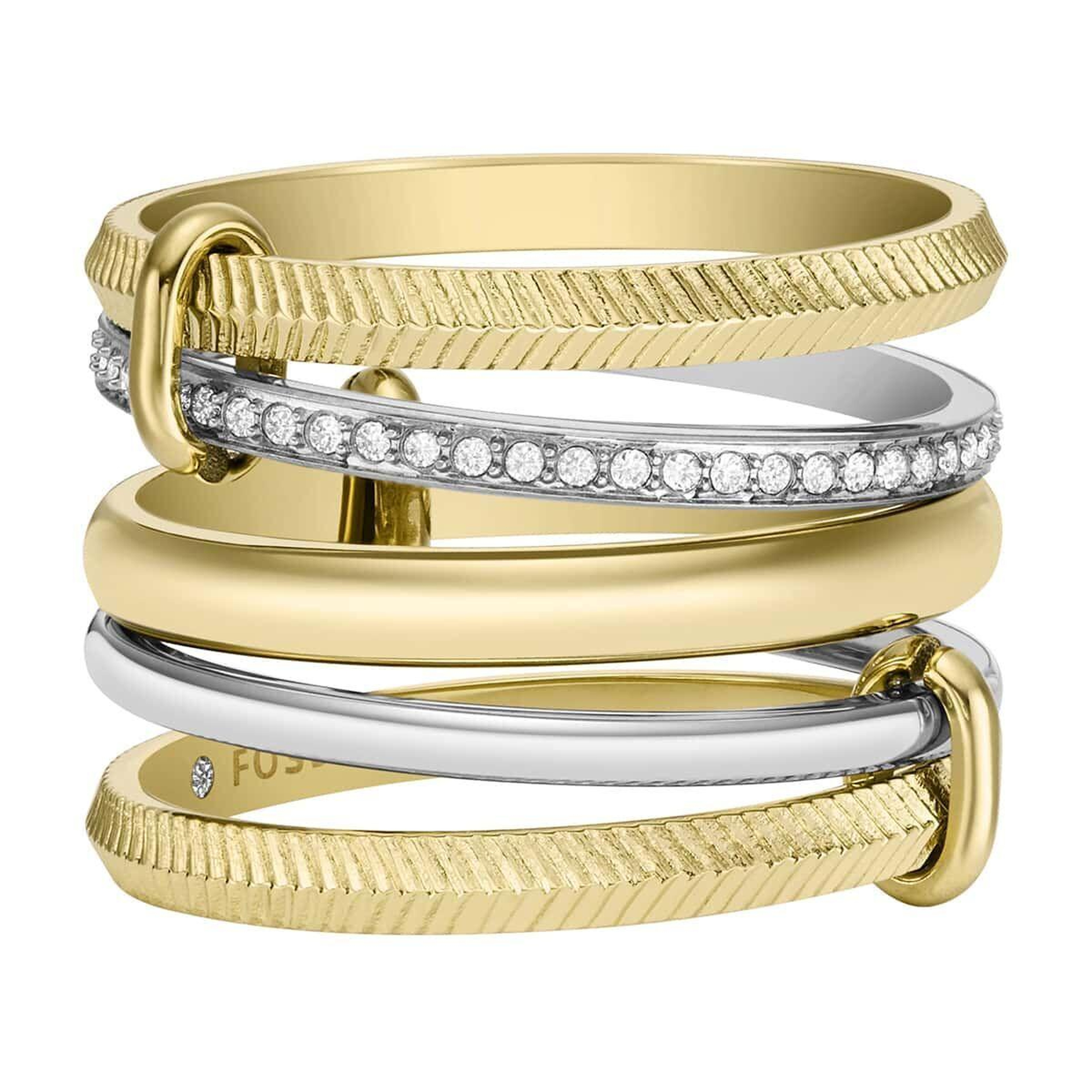 Fossil JF04592-998506 Kadın Yüzük (55 mm)