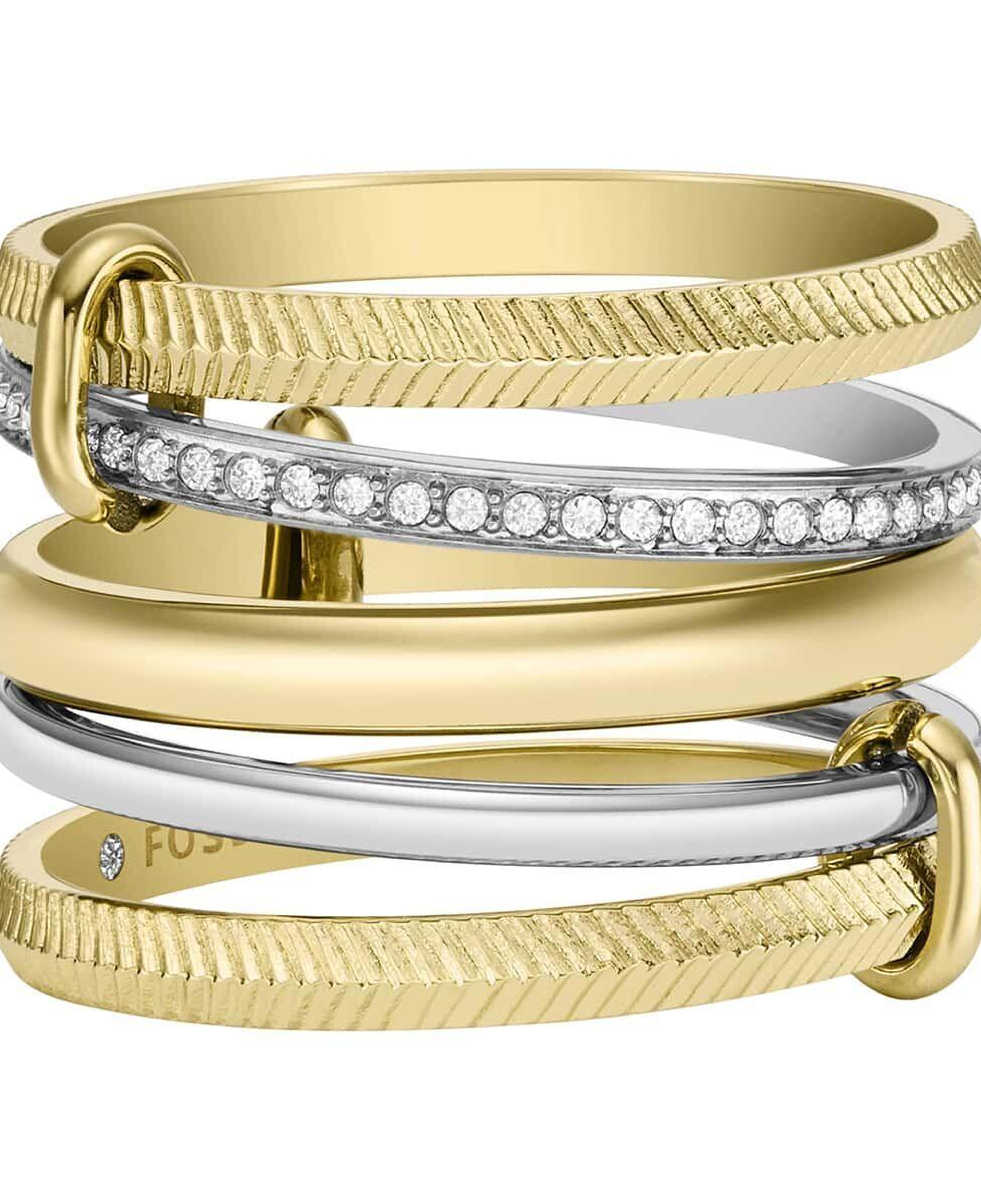 Fossil JF04592-998506 Kadın Yüzük (55 mm)