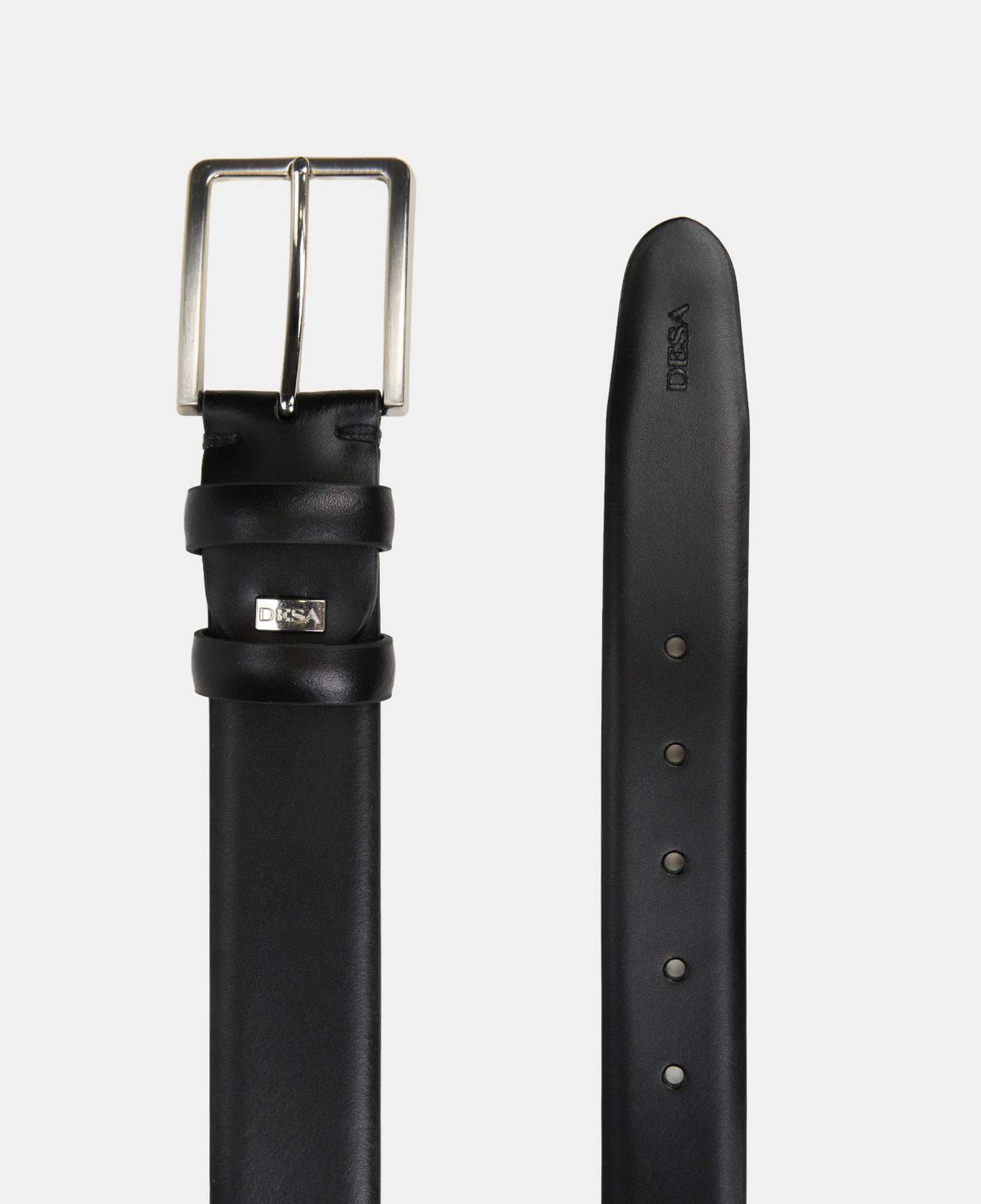 Erkek Siyah Klasik Deri Kemer