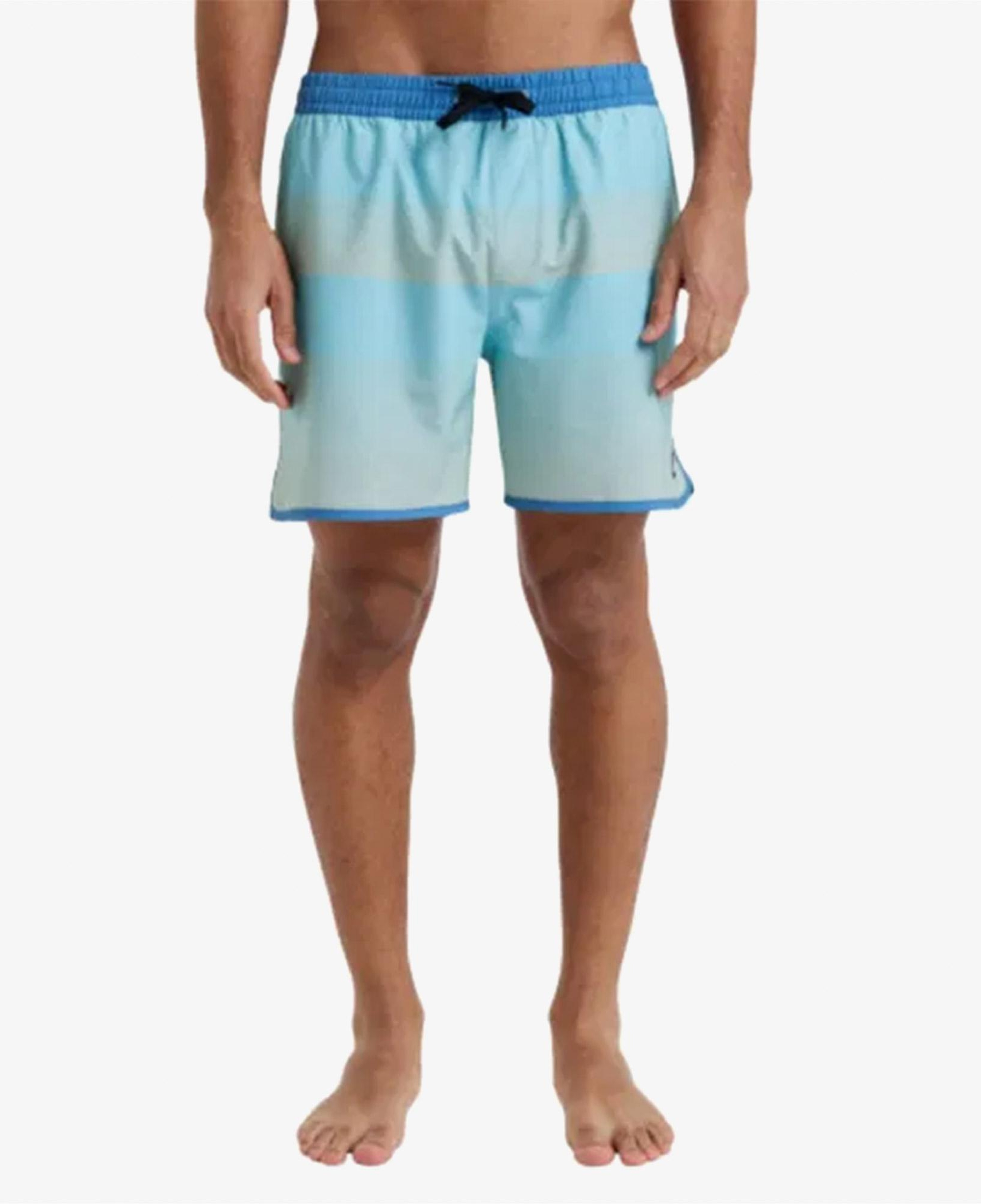 Quiksilver Surfsilk Scallop Volley 16 Erkek Mavi Deniz Şortu