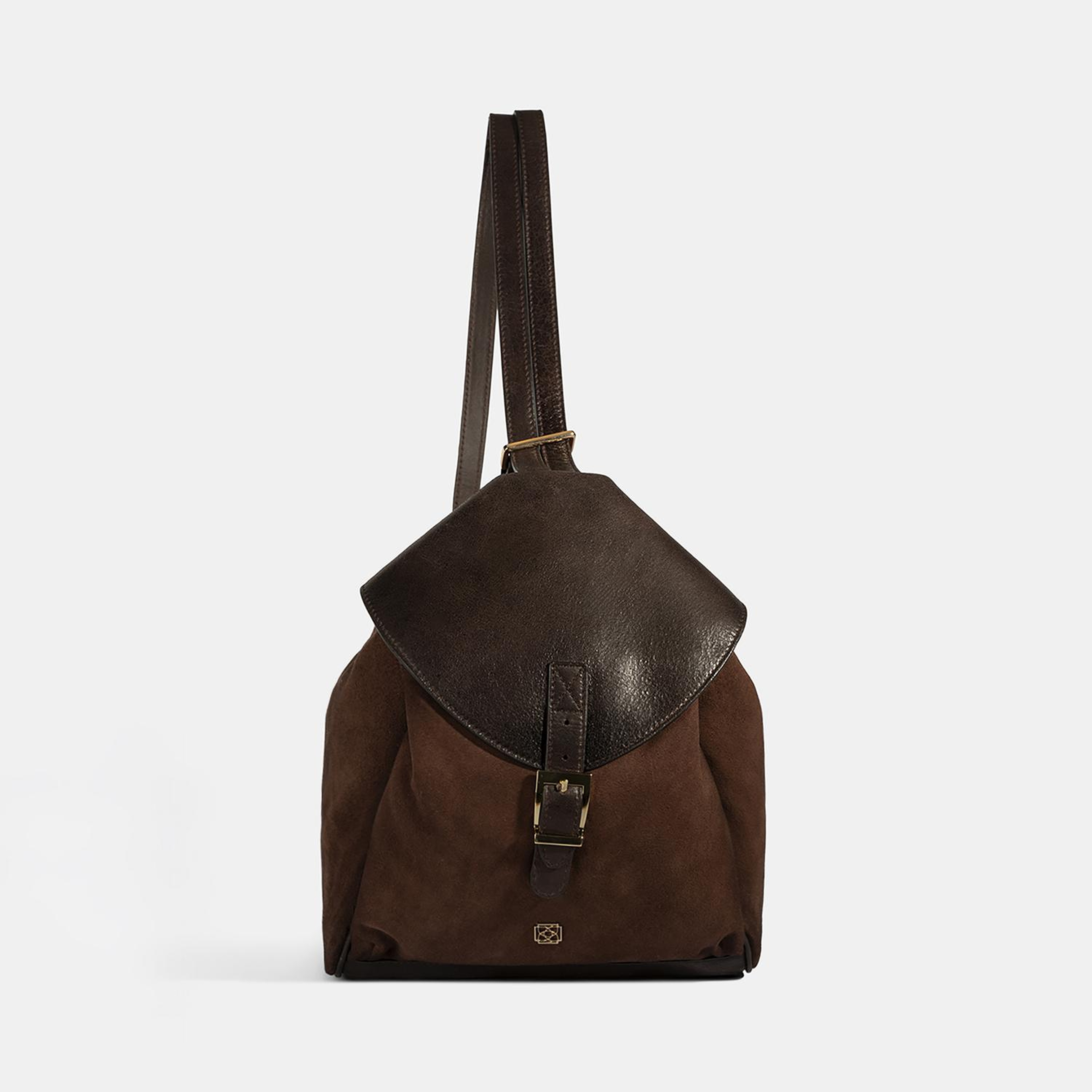 Kadın Kahve Süet Deri Sırt Çantası