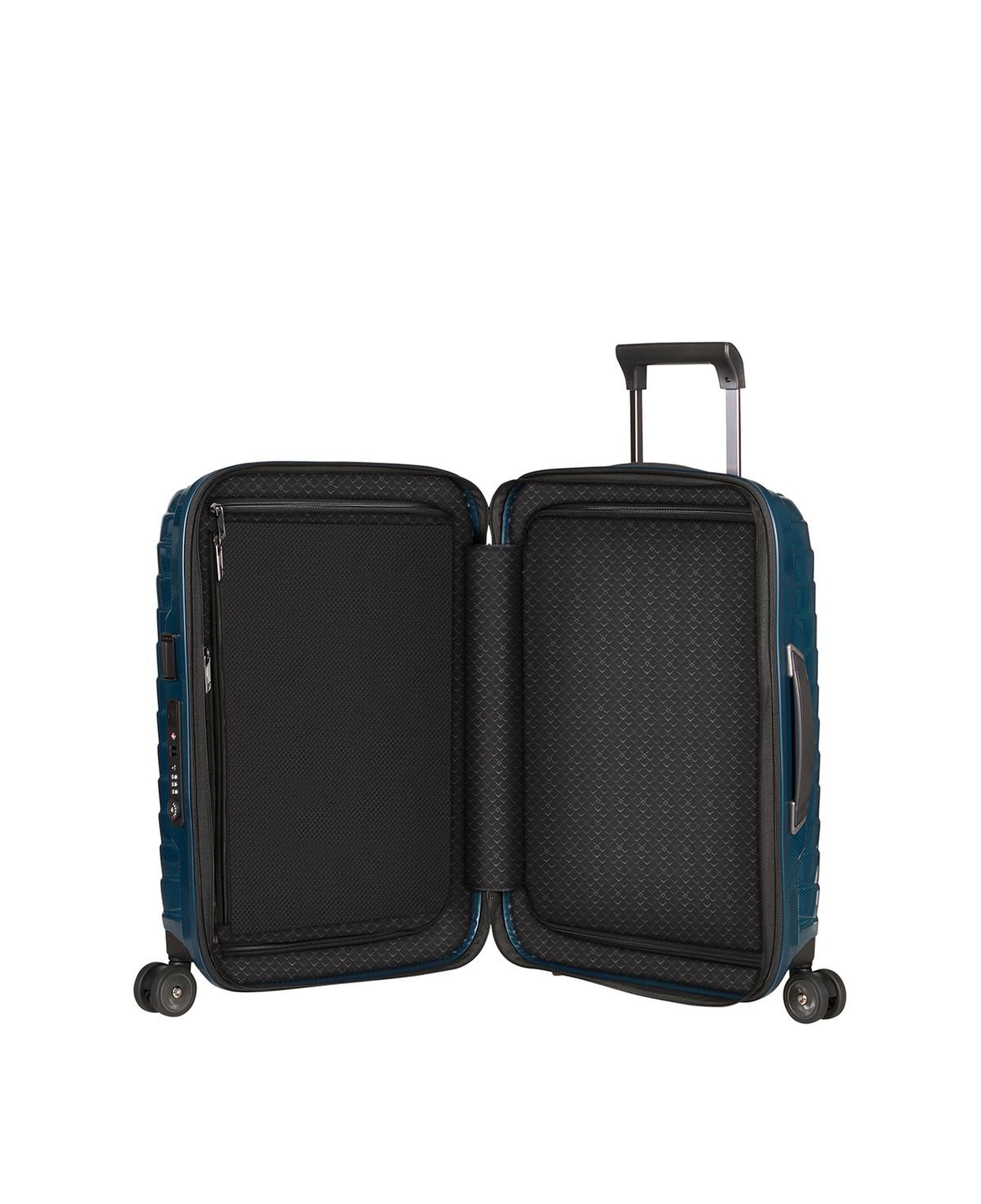 Samsonite Lacivert Proxis - Spinner 4 Tekerlekli Körüklü Kabin Boy Valiz 55cm