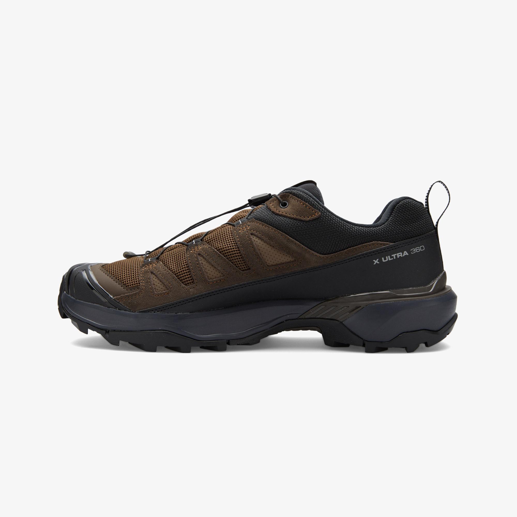 Salomon X Ultra 360 Leather Gore-Tex Erkek Bordo Outdoor Ayakkabı