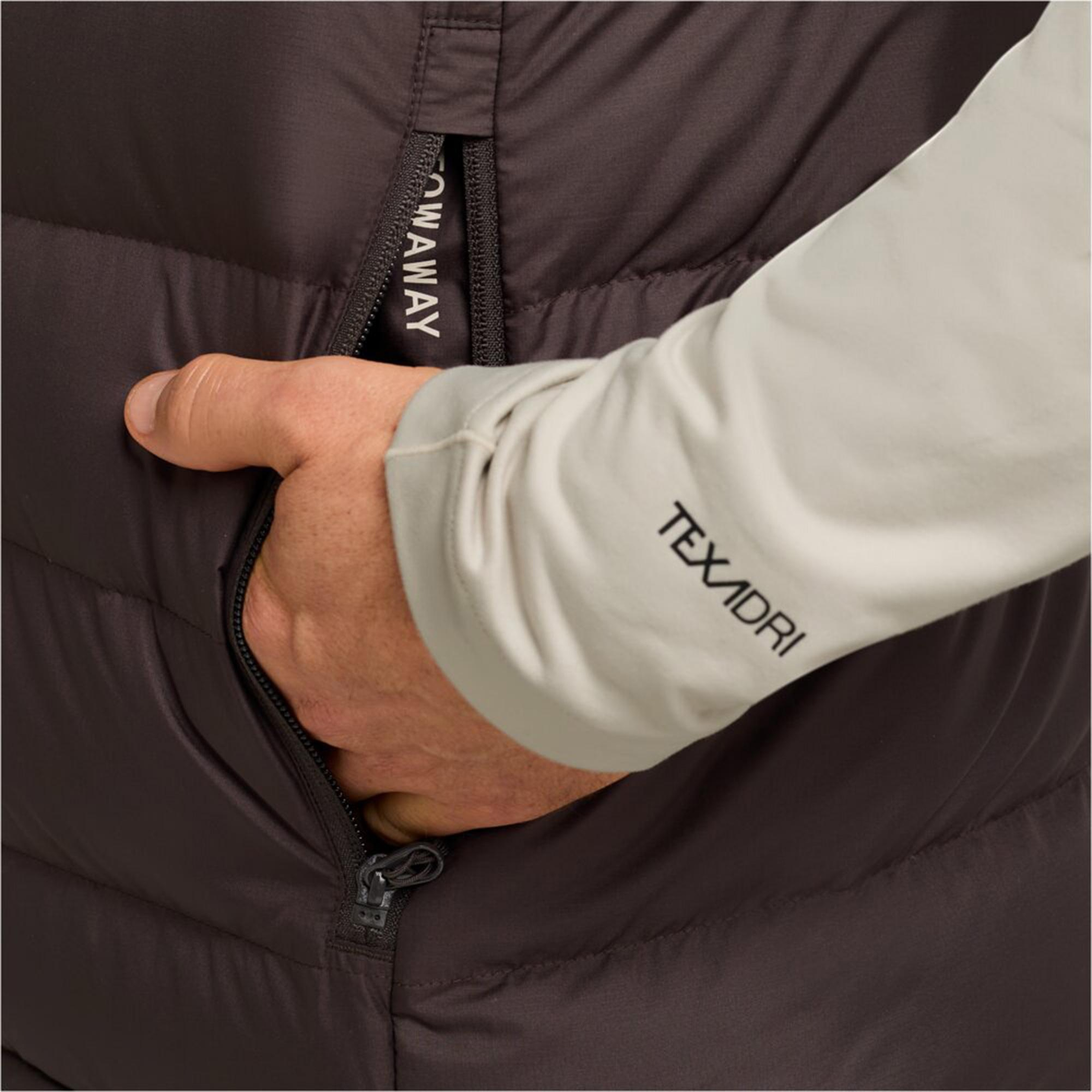 Jack Wolfskin Erkek Ather Down Kahverengi Yelek