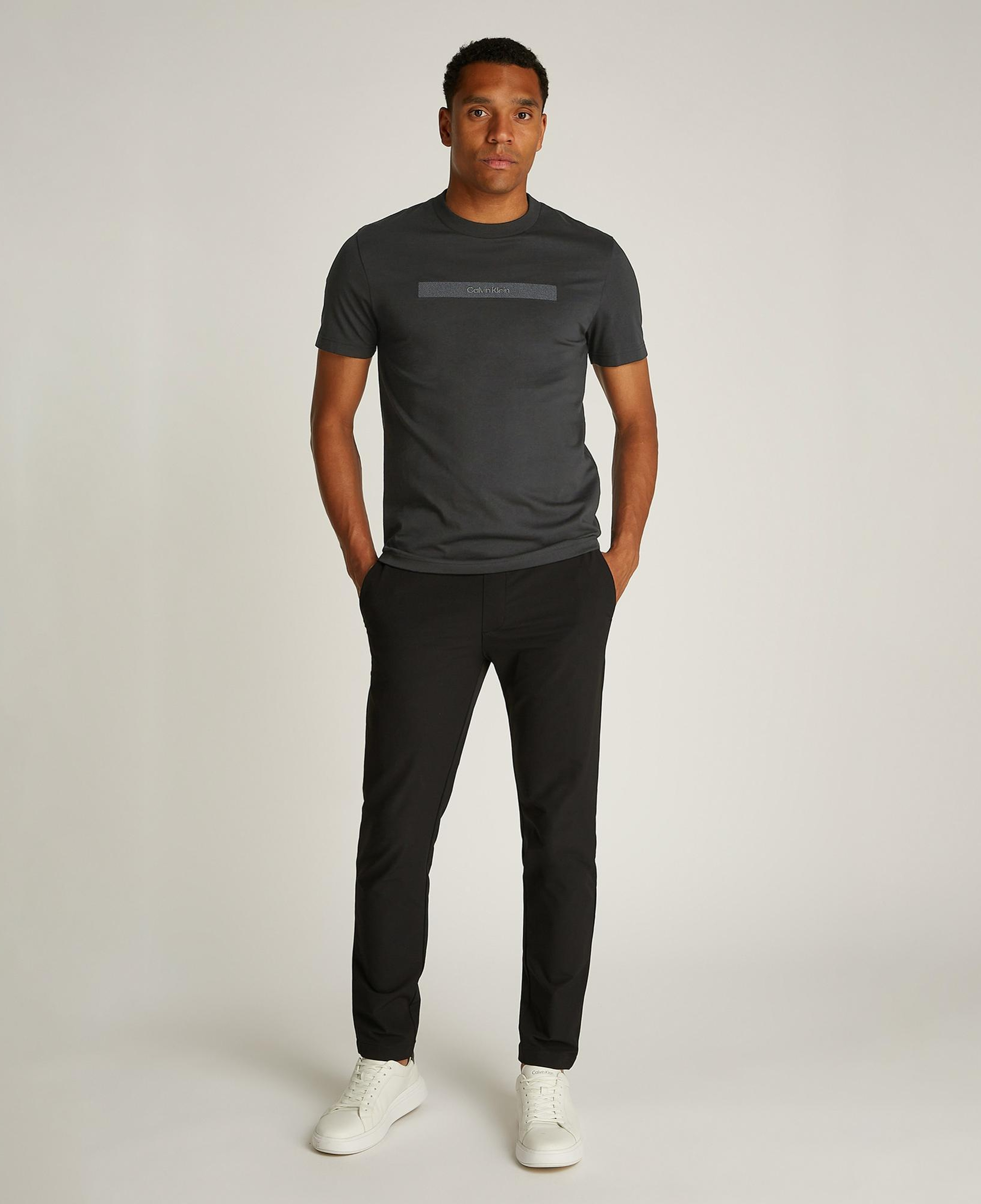 Calvin Klein Structured Embroidery Erkek Siyah T-Shirt