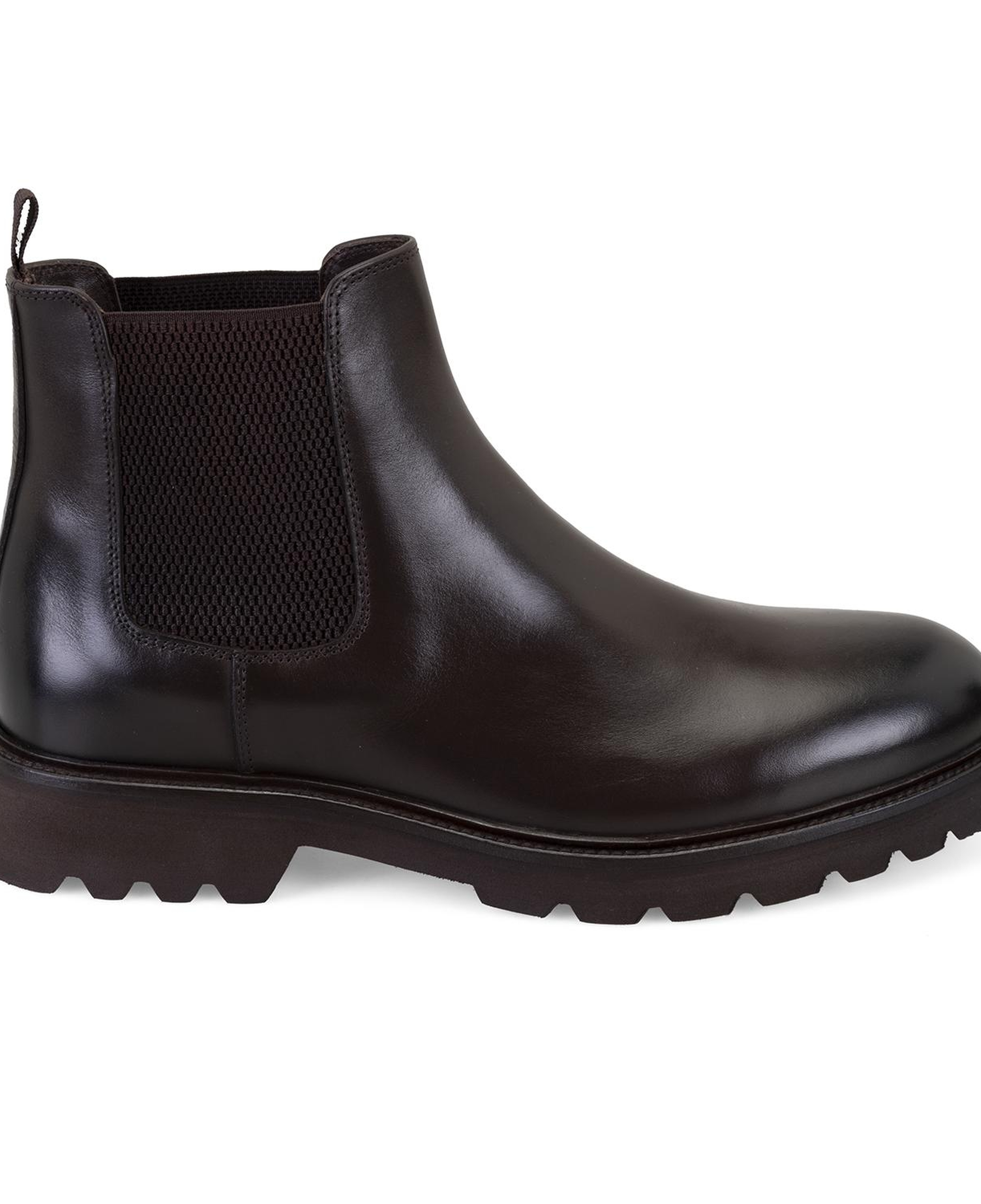 Gaven Kahve Erkek Lastikli Deri Chelsea Bot