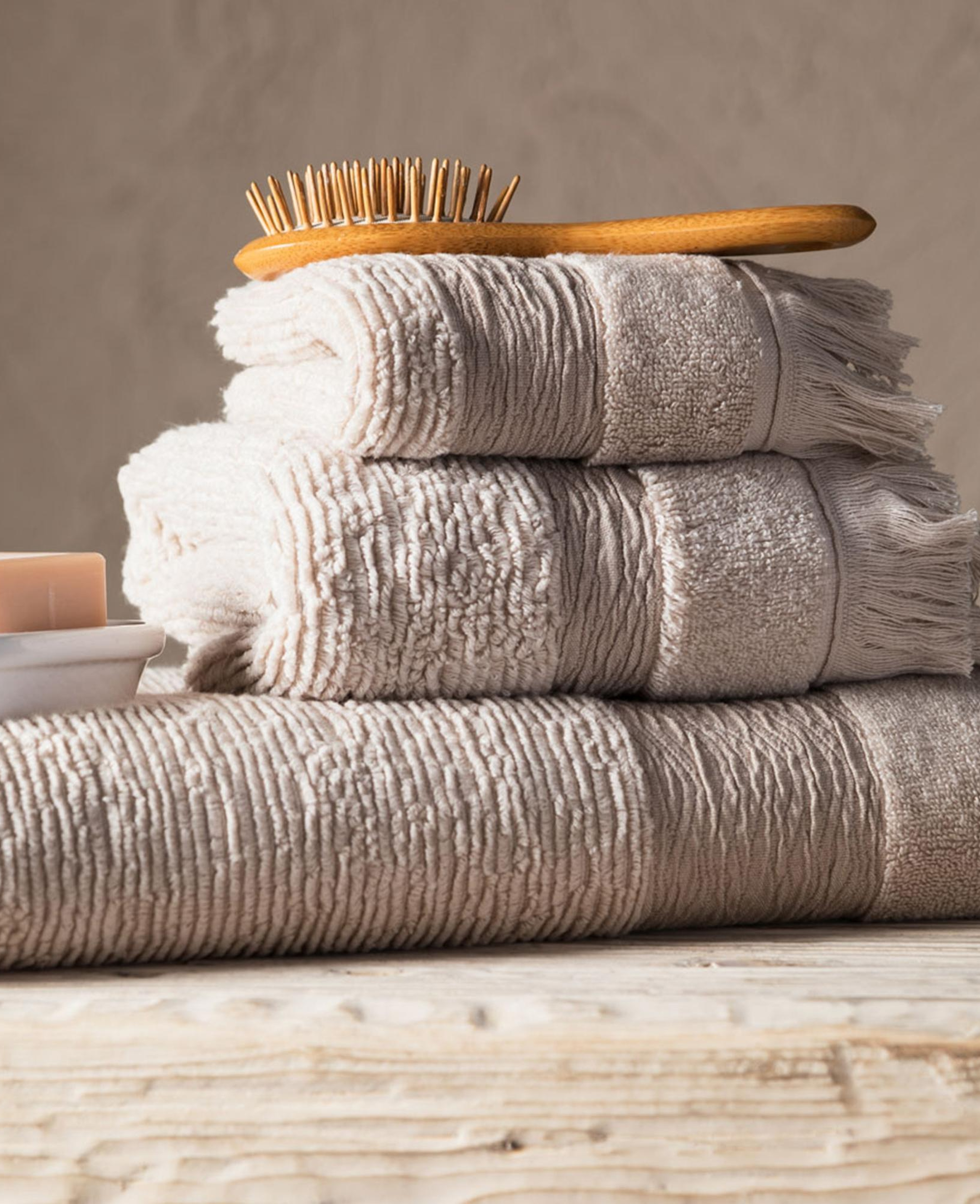 BORLA BEJ BANYO HAVLU 90X150