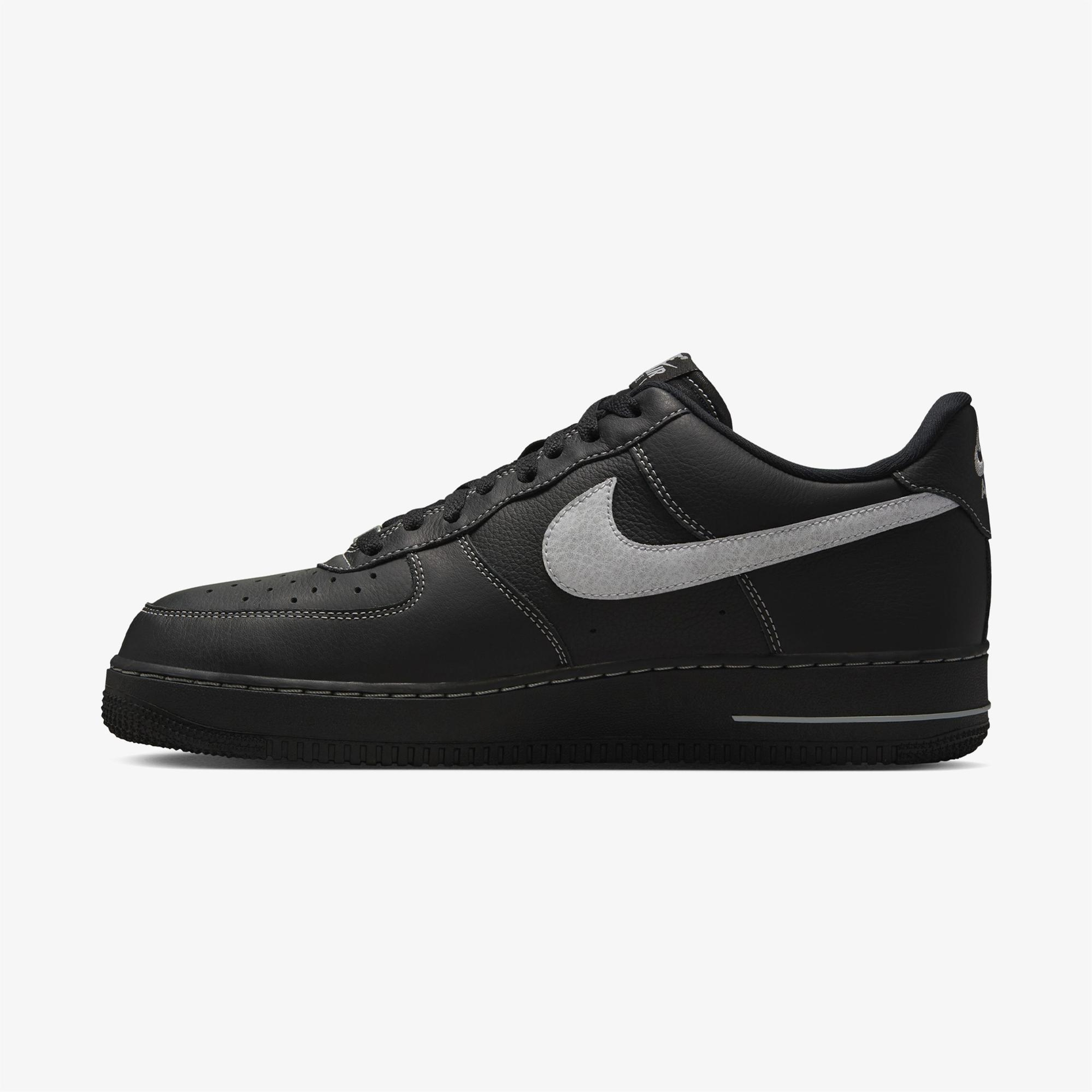 Nike Air Force 1 '07 LV8 Erkek Siyah Spor Ayakkabı